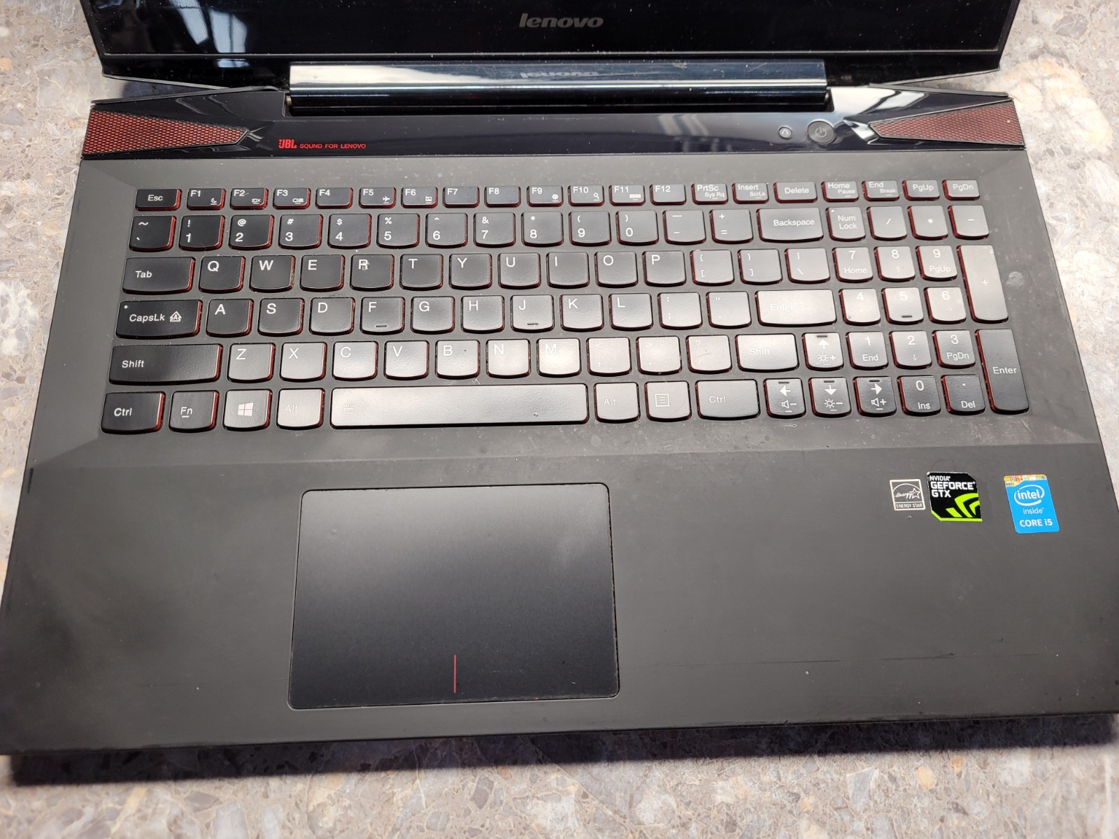 Lenovo Y50-70, Intel Core i7, GTX, DAMAGED SCREEN! AS IS