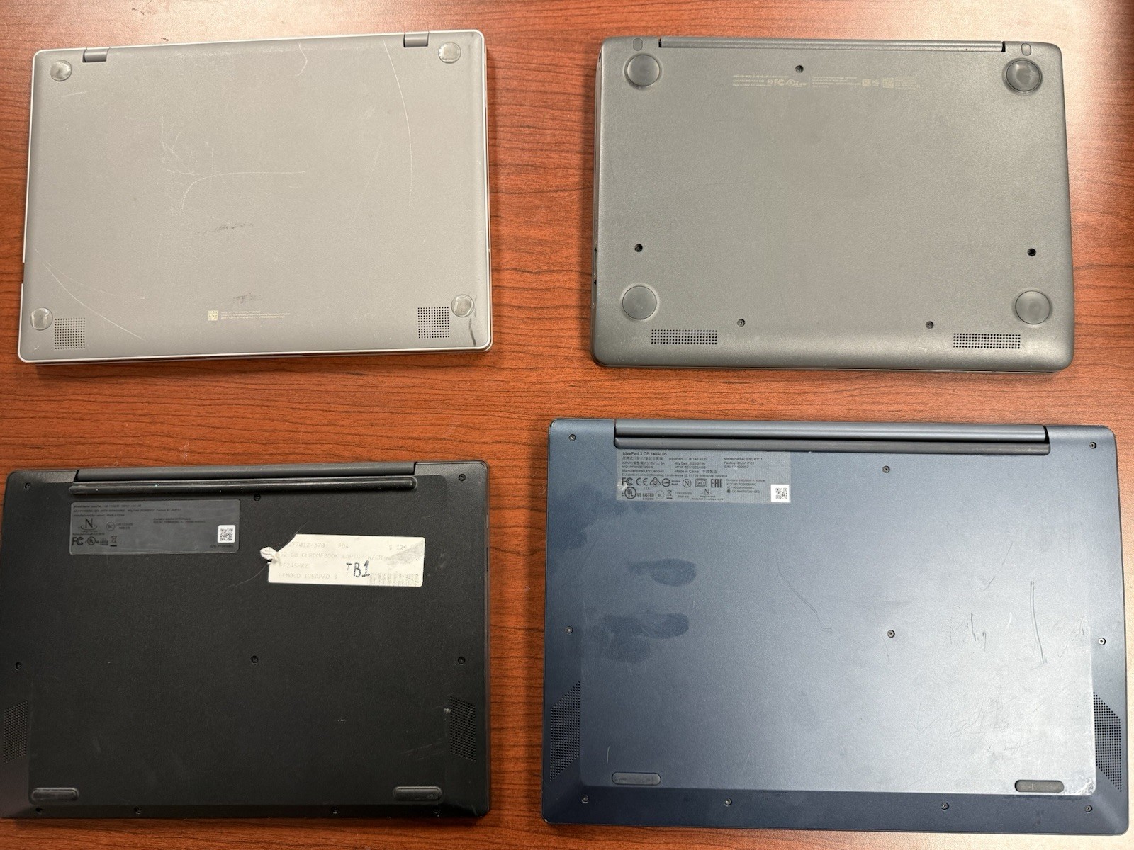 Lot of 4 HP Chromebooks – UNTESTED – AS-IS FOR PARTS OR REPAIR
