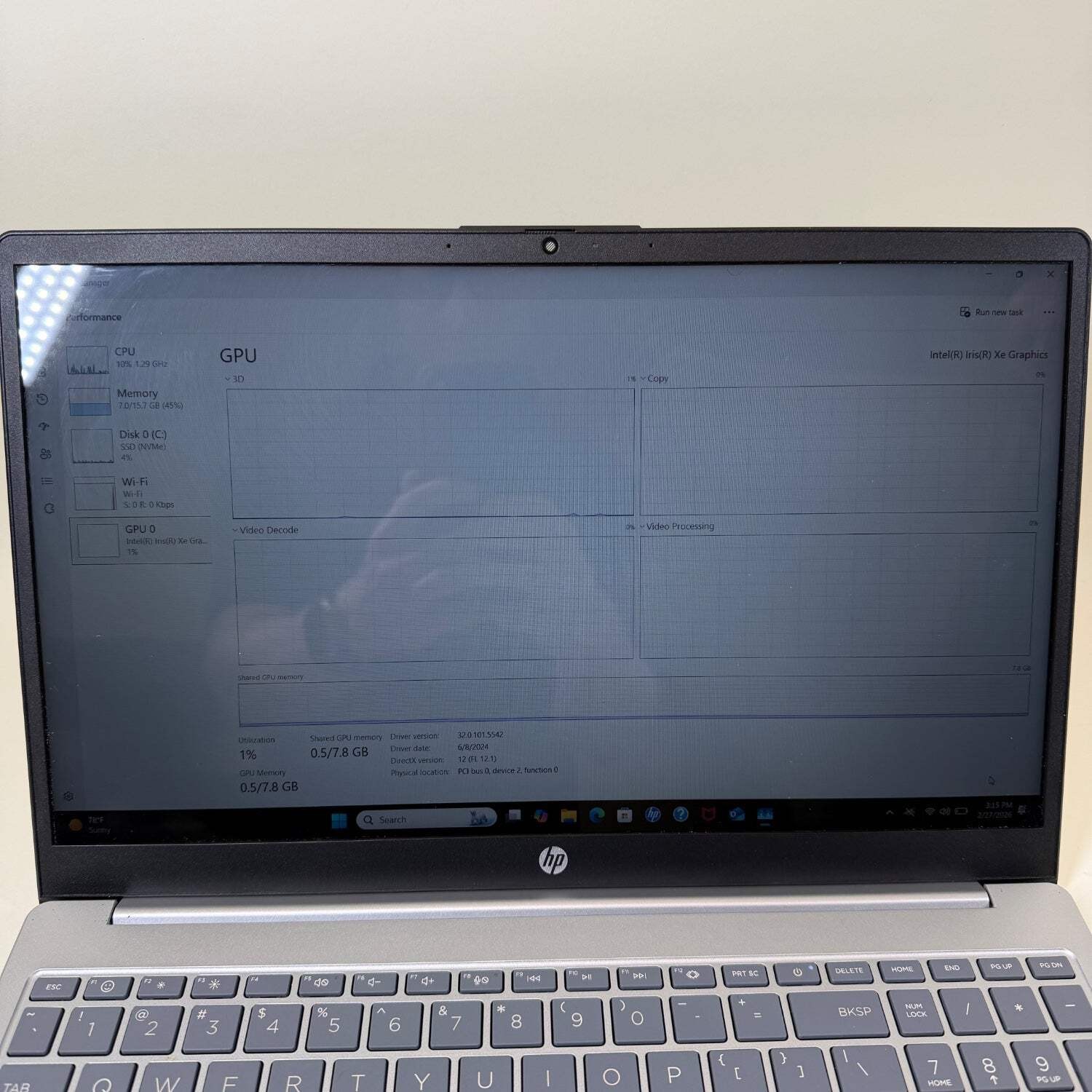 HP 15 fd0127dx 15-FD0127DX 15.6″ i7-1355U 5.0GHz 16GB RAM 500GB SSD