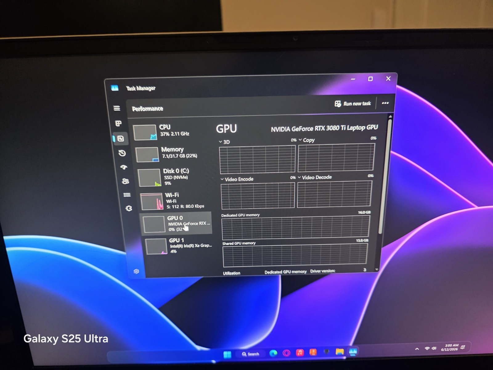 Alienware X15 R2 Laptop 15.6″ I9-32GB RAM, RTX3080 Ti, 512gb. Good But Read.
