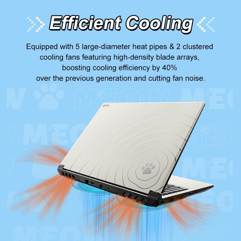 COLORFIRE MEOW R16 Pro Gaming Laptop, AMD Ryzen 7 8745HX, GeForce RTX 5060 GPU