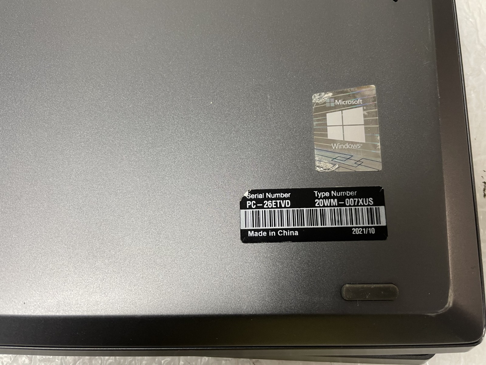 Lenovo ThinkPad T14S Gen 2 14″ Core i7-1185G7 @3.00GHz 16GB RAM NO SSD Touchscrn
