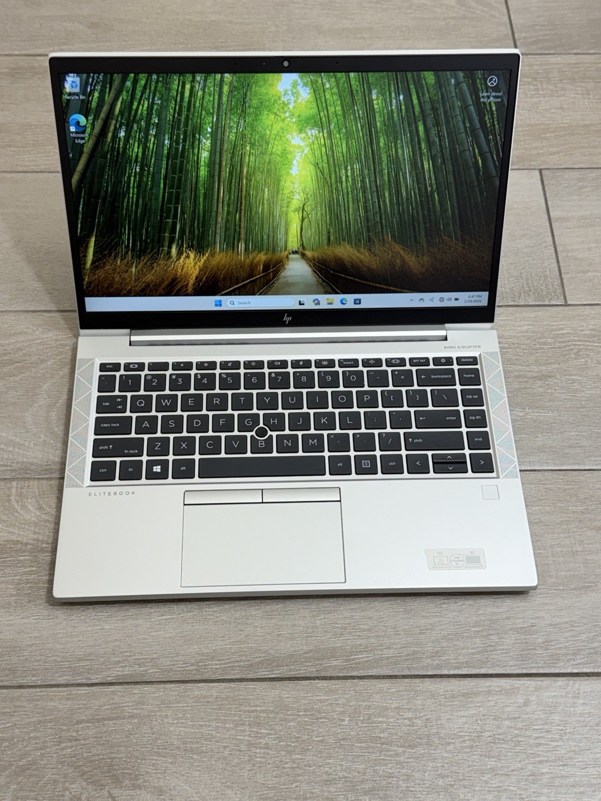 HP EliteBook 845 G7 14″ AMD Ryzen 5 PRO 4650U 8GB RAM 256GB SSD Win-11 Pro.