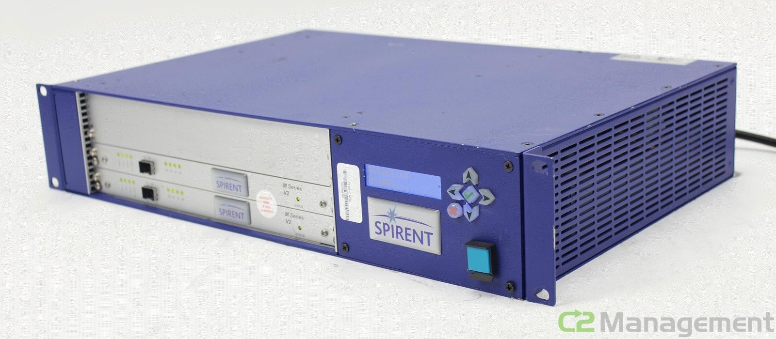 Spirent CKL-2U Chassis with 2x M Series V2 Modules and Ethernet Module