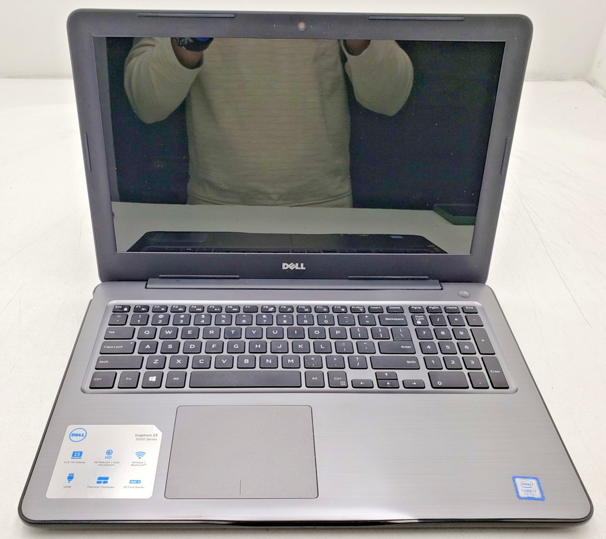 Dell Inspiron 5567 Laptop Intel Core i7-7500U 8GB RAM 128GB SSD Windows 11 Pro.