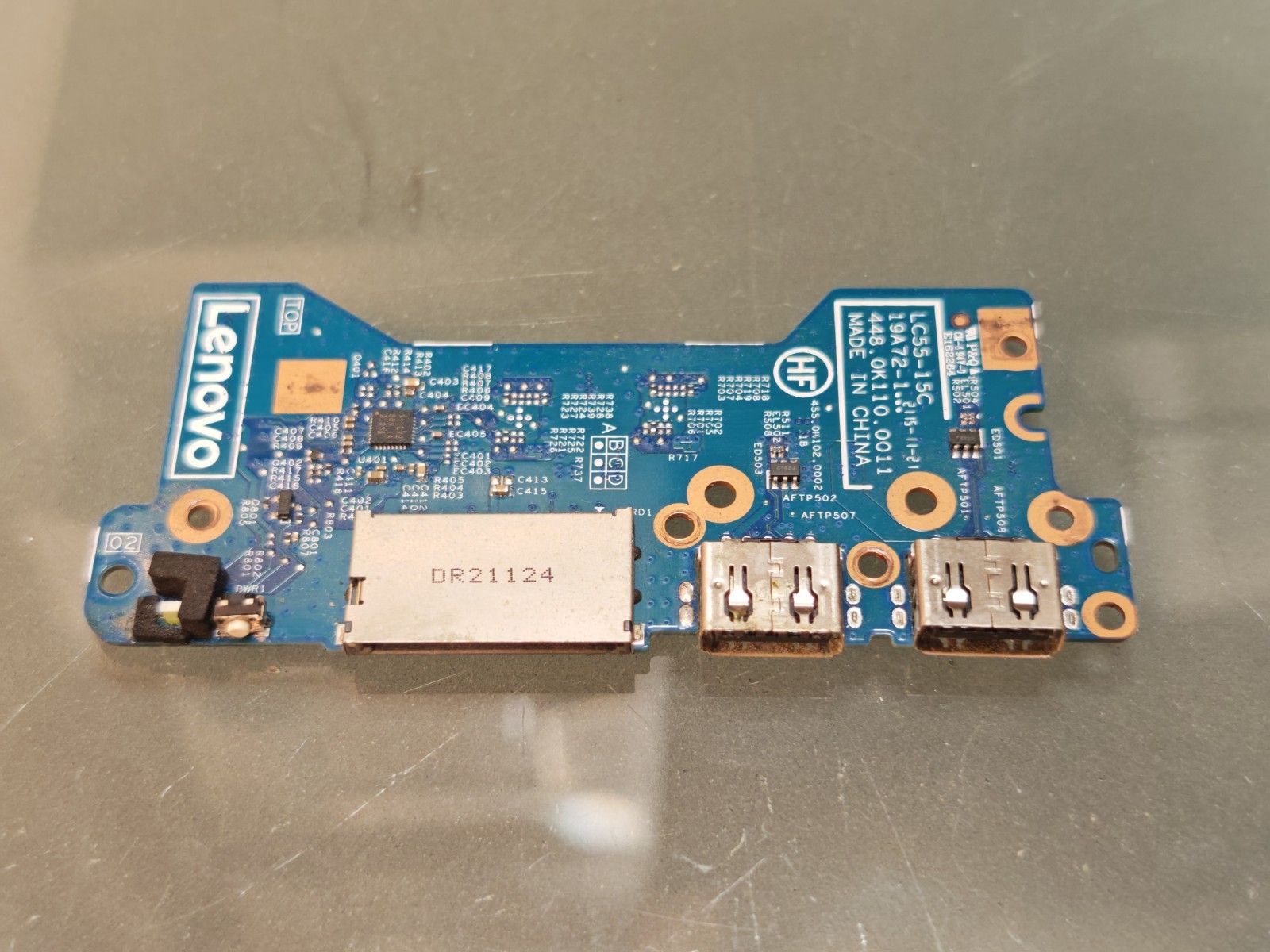 LENOVO FLEX 5 5-14ARE05 5-14IIL05 5-14ITL05 CARD 2 USB SD POWER 448.0K110.0011