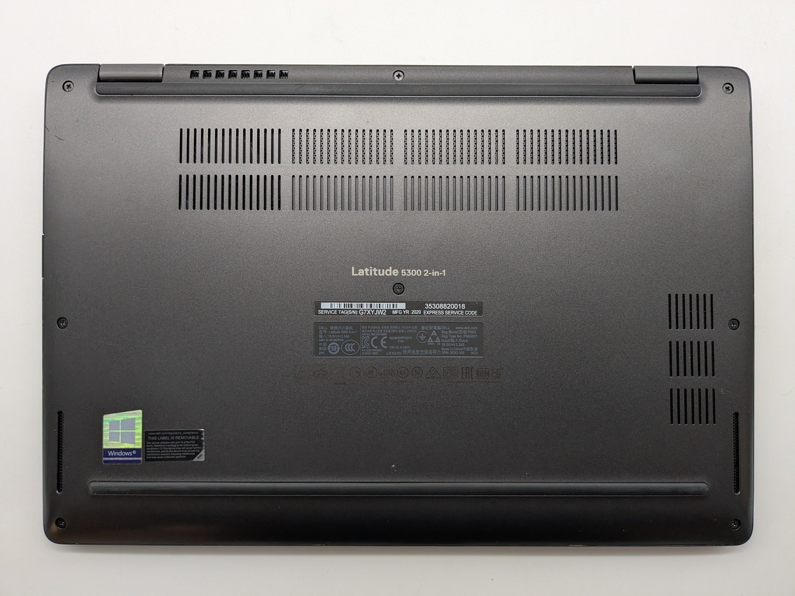 Dell Latitude 5300 2-in-1 13″ FHD Touch I5-8265U 256GB SSD 16GB W11P Webcam