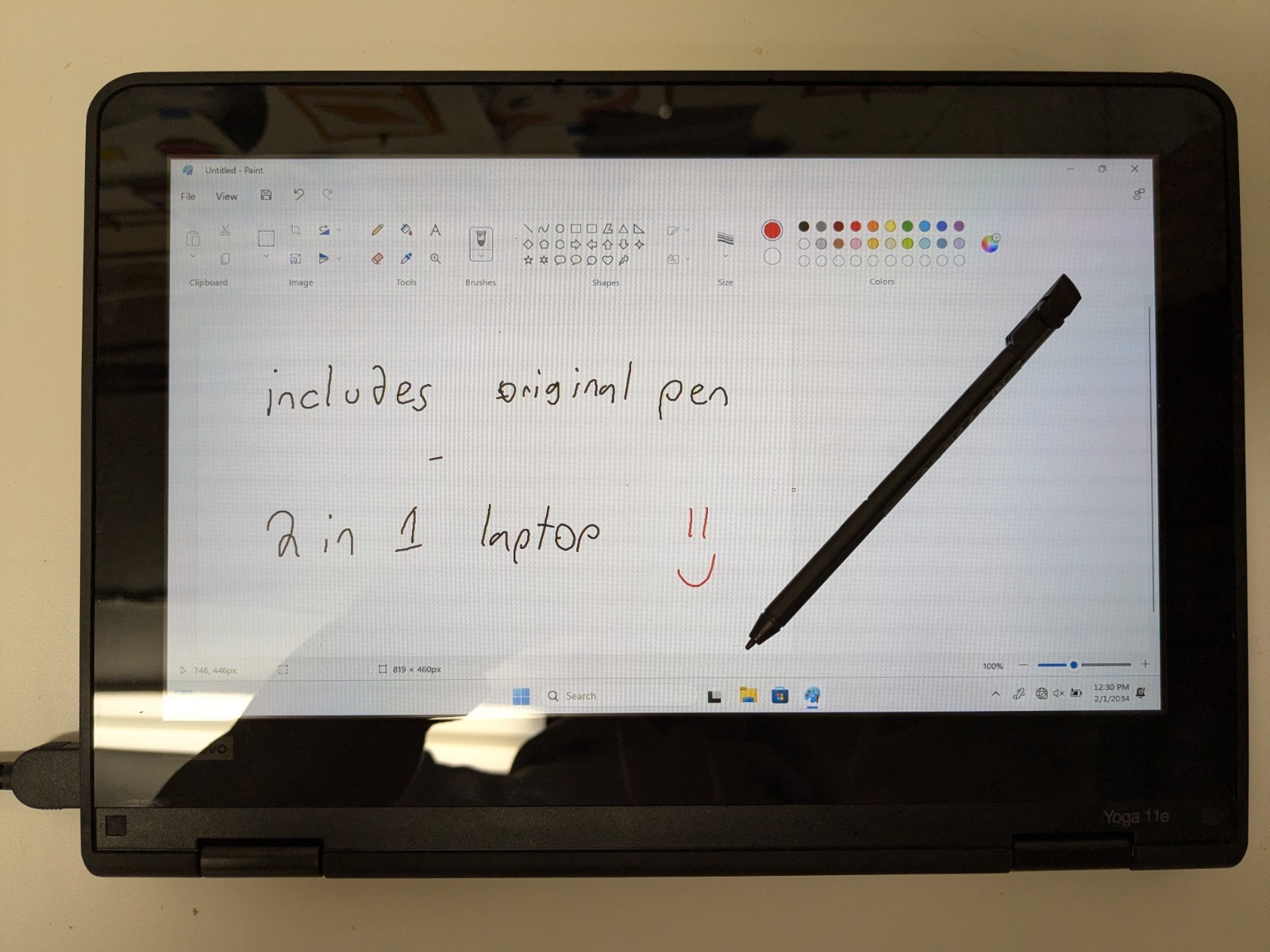 Lenovo ThinkPad 11e Yoga 6th Gen 11.6″ M3-8100Y 8GB RAM 128GB SSD Win11 w/ Pen