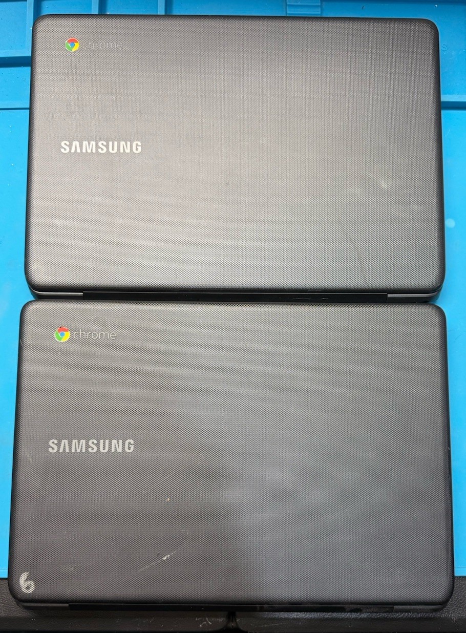 Lot of 2 Samsung Chromebook 3 XE500C13 XE501C13 11.6″/N3050 N3060/2GB/16GB eMMC