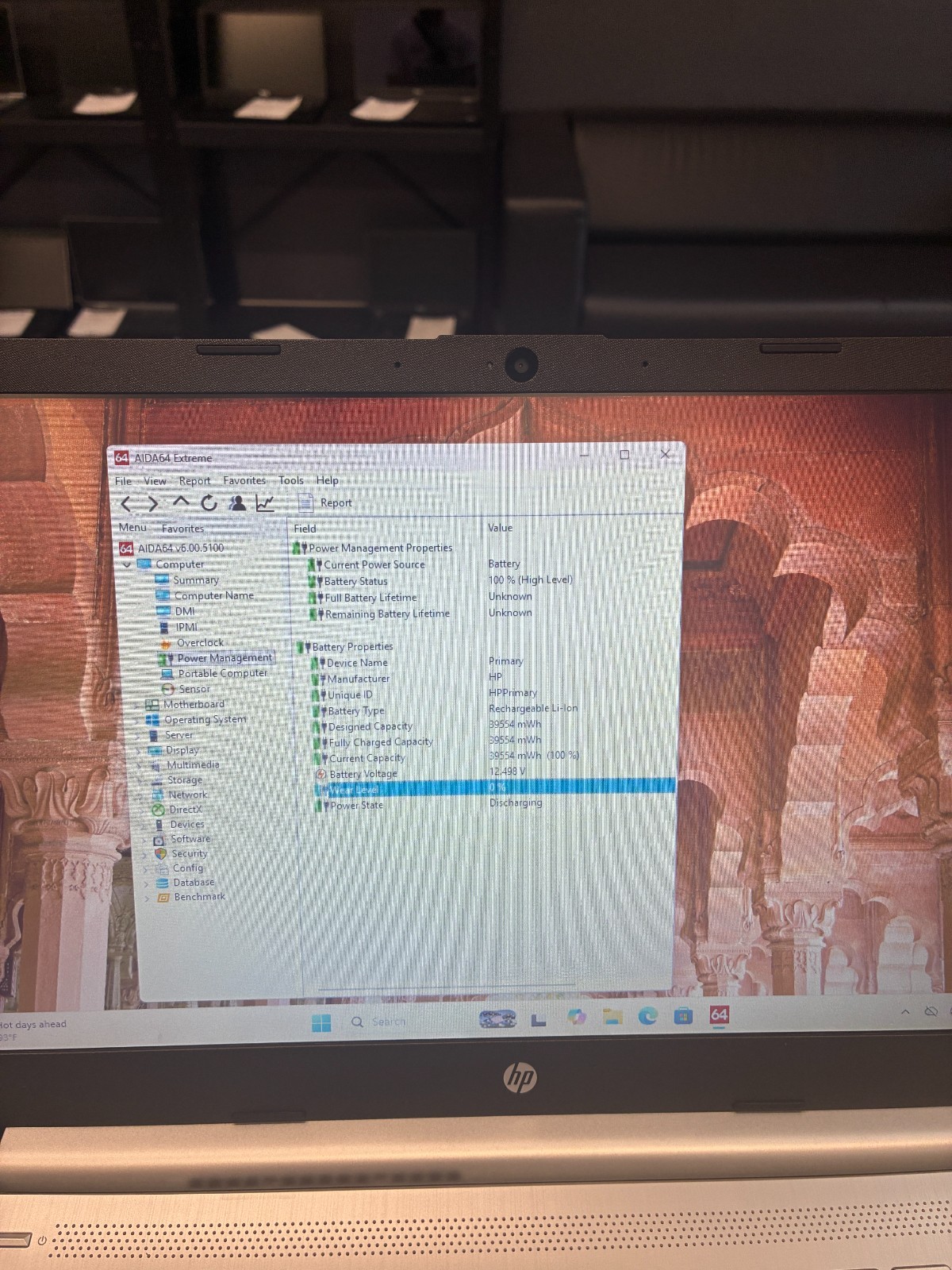HP Laptop 14-dq0760dx Screen 14″ / Celeron N4120 / RAM 4Gb / eMMC 128Gb / Win 11