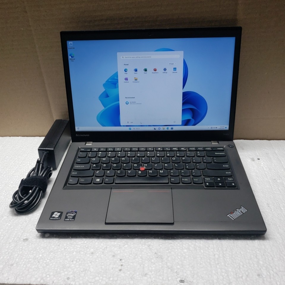 Lenovo ThinkPad T440s 14″ Core i5-4200U @1.6GHz 8GB RAM 500GB HDD Windows 11 Pro
