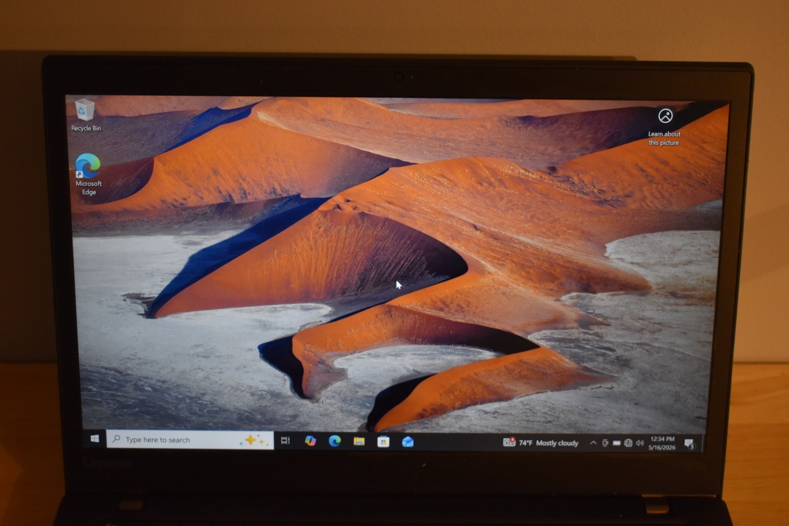 Lenovo ThinkPad T470s Core i5-6300U 2.4GHz 4GB 128GB SSD Windows 10 Pro Webcam