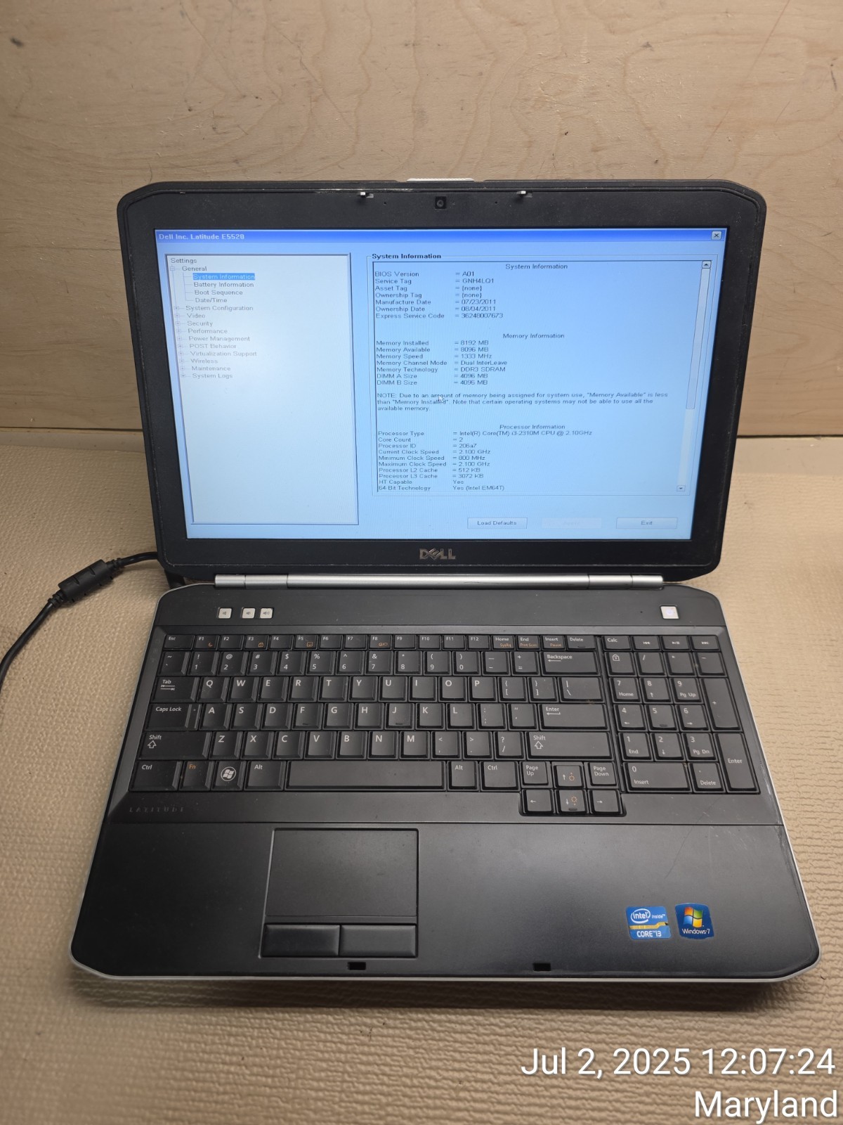 AS IS Lot of 3 Dell E5520 laptops for parts or repair