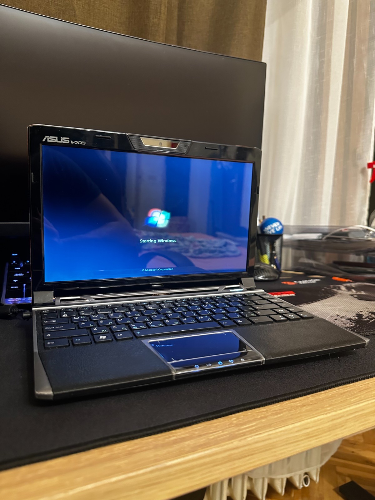 RARE ASUS VX6 Lamborghini Edition Red Laptop Windows 7 12″ Webcam HDMI USB 3.0