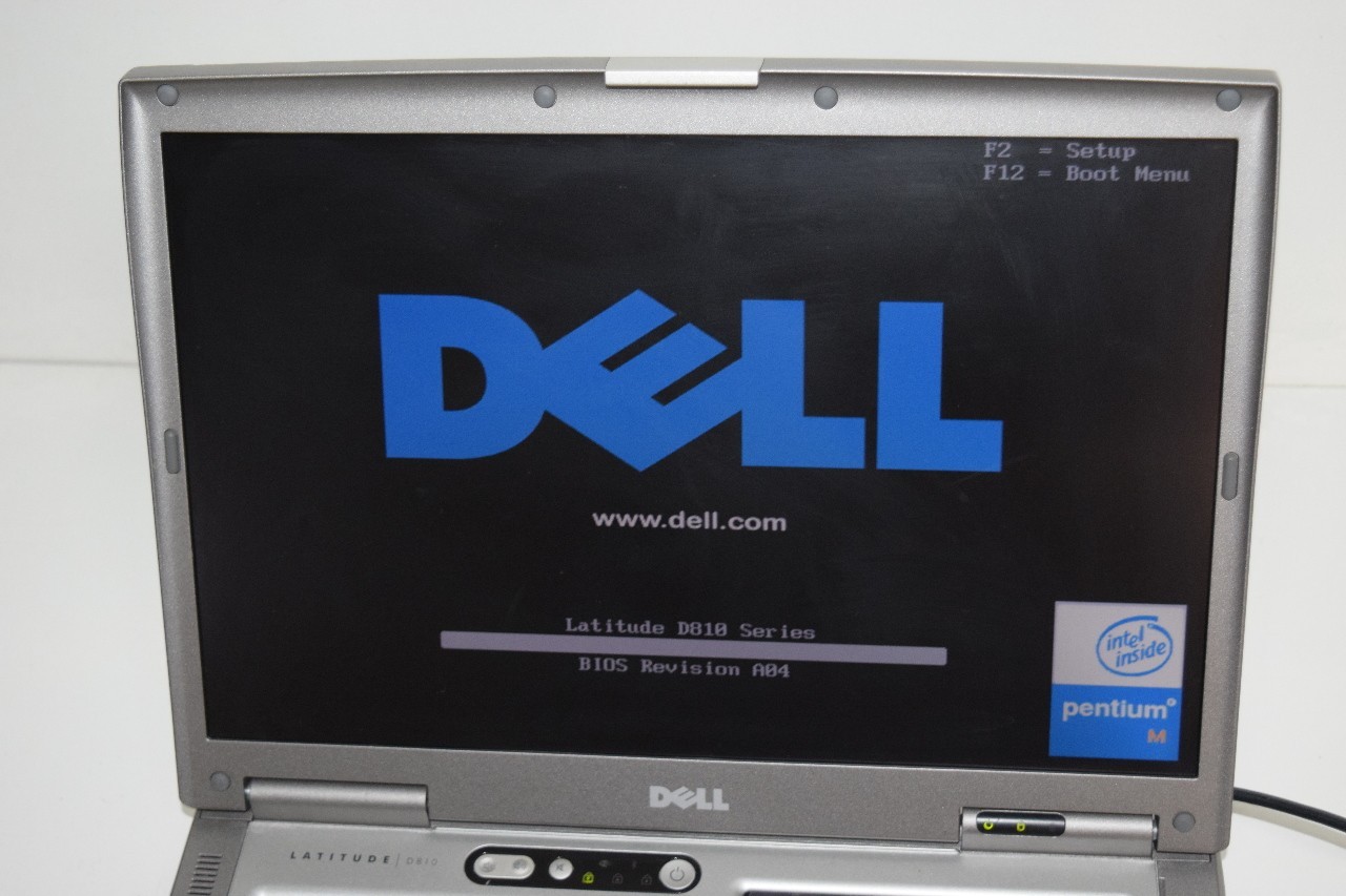 Dell 15″ D810 Laptop Windows XP Pro 32 SP3 – 9 pin Serial Port-RS232-AC Adapter