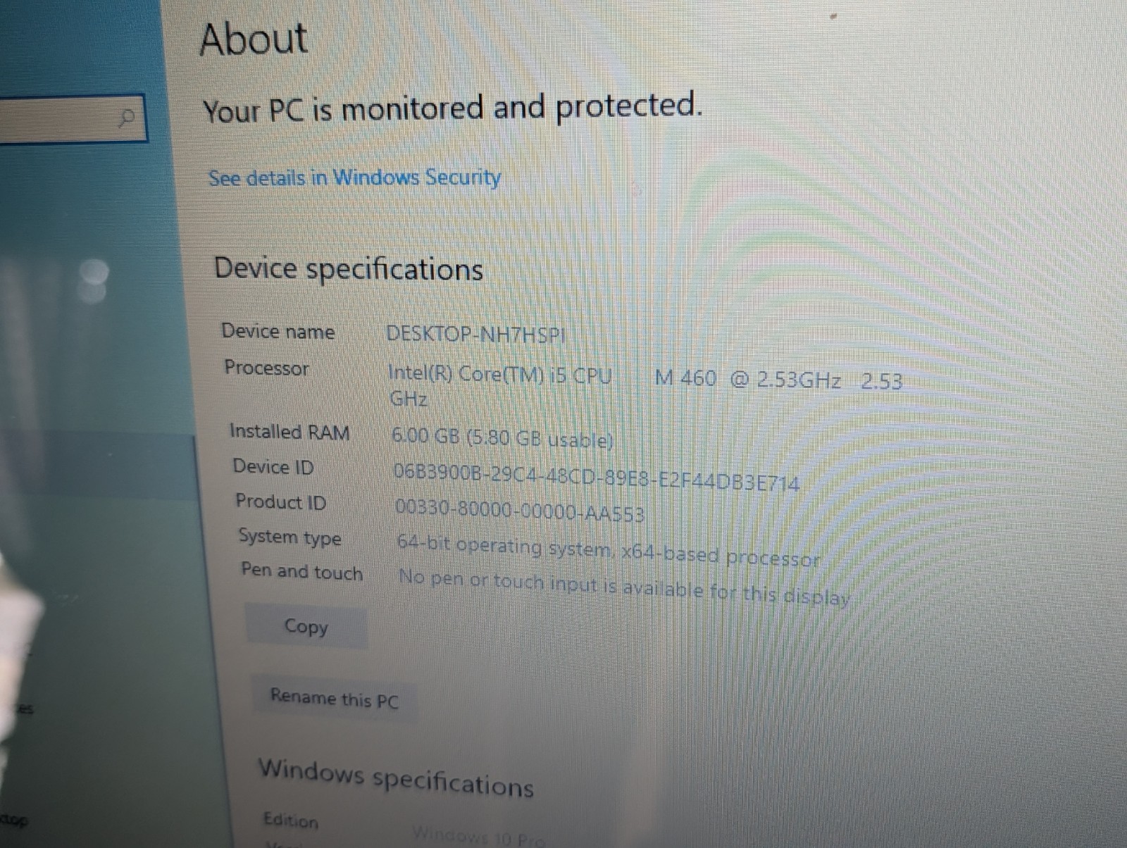 HP Pavilion 17.3″ DV7-4183cl Intel i5-M460 2.53GHz 6GB 500GB HDD Windows 10