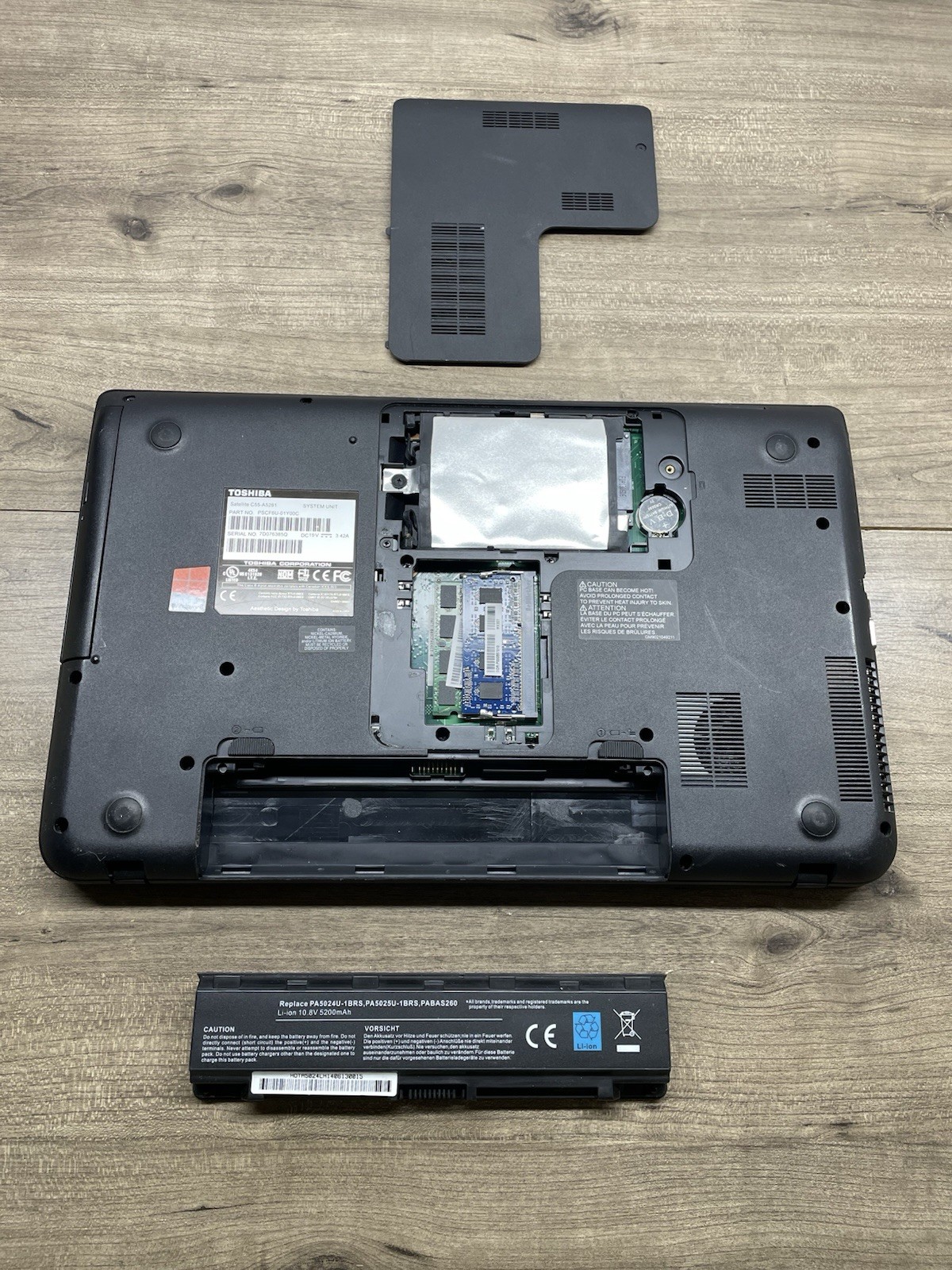 Toshiba Satellite C55-A5281 15.6″ Intel Core i5 Processor For Parts/Repair *READ