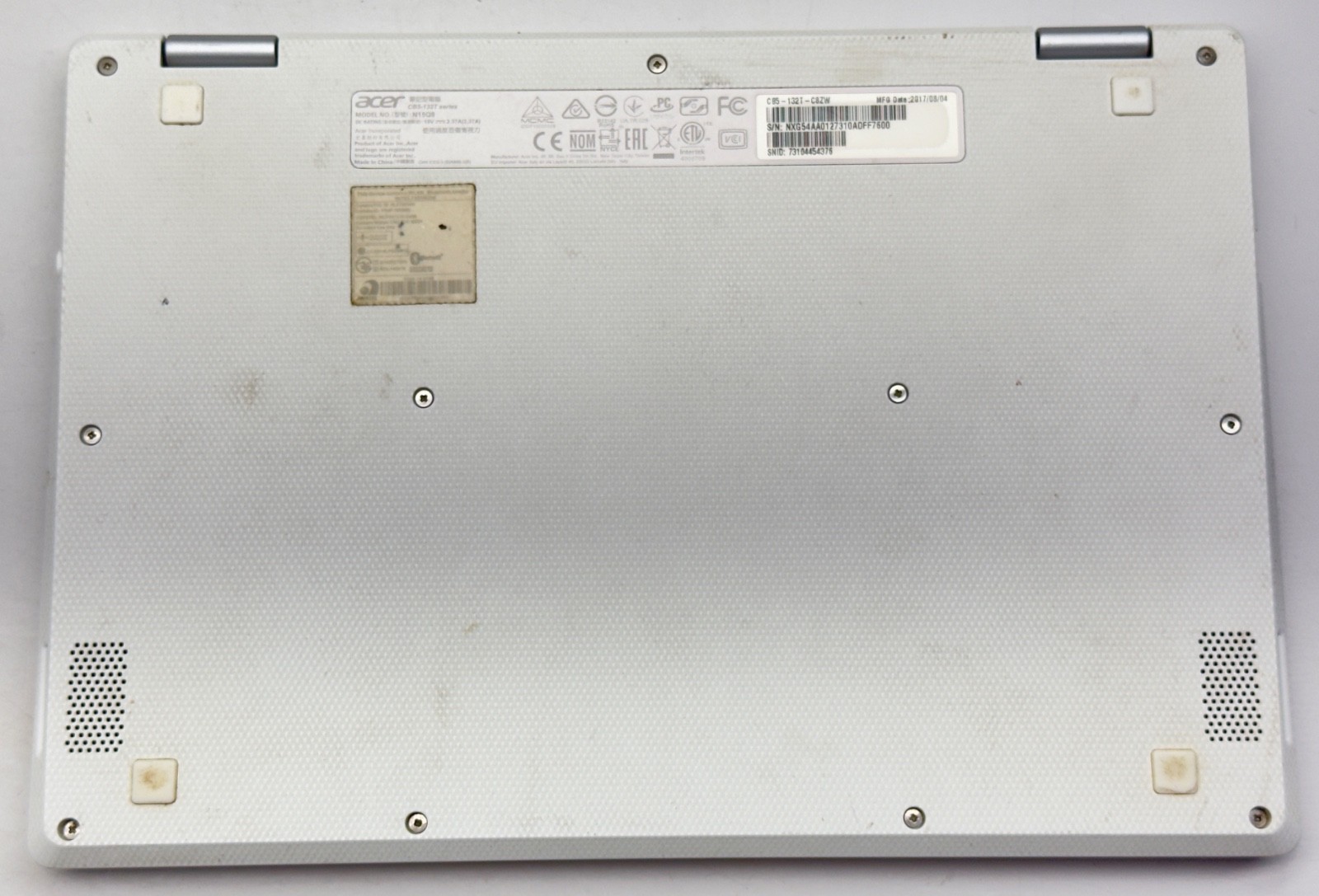 Acer Chromebook R11 Laptop Model N15Q8 Notebook UNTESTED BROKEN POWER CORD READ