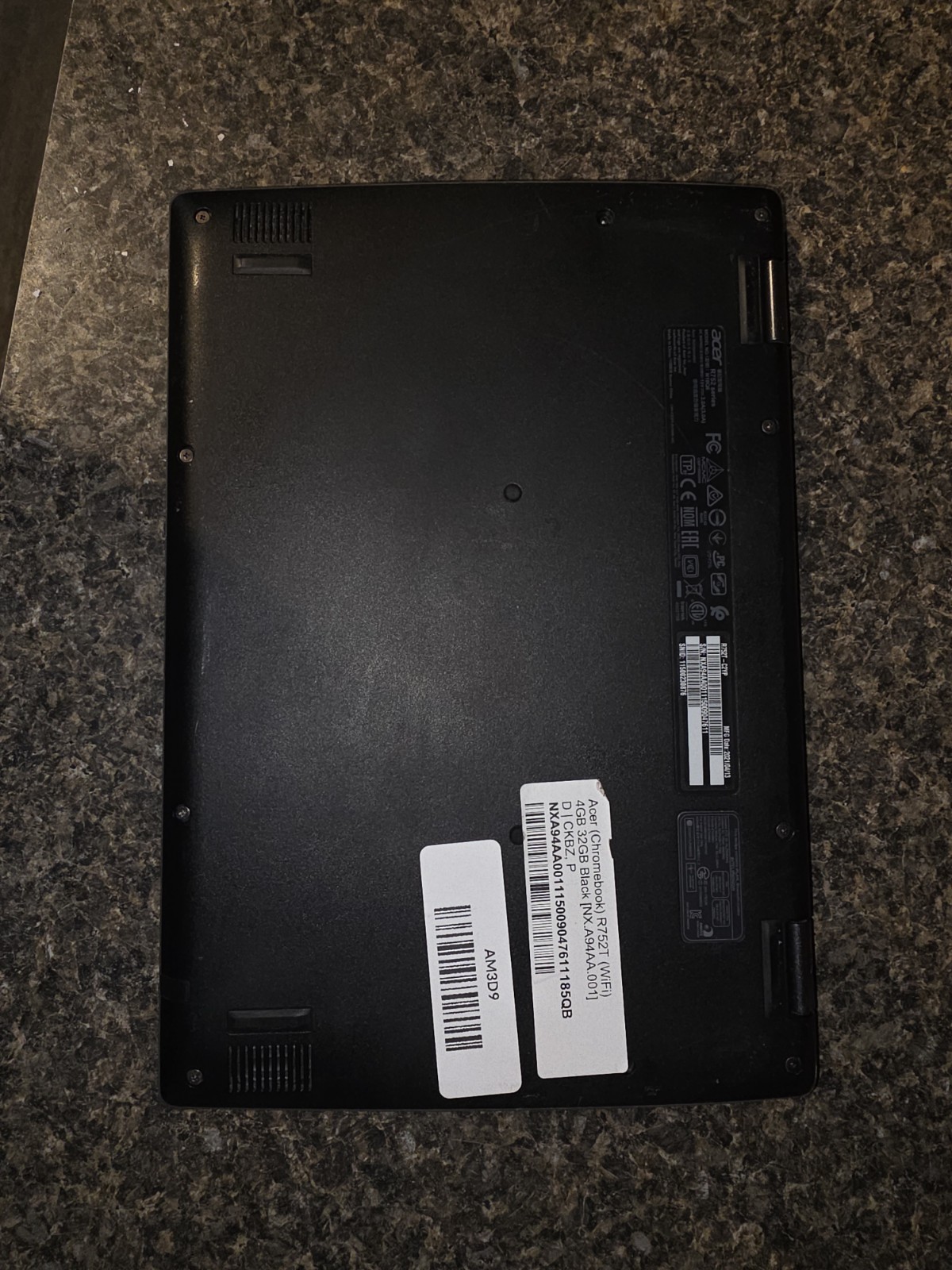 Acer Chromebook Laptop R752T Nx.A94AA.001 32 Gb WiFi 4 Gb Touch Screen 2 In 1