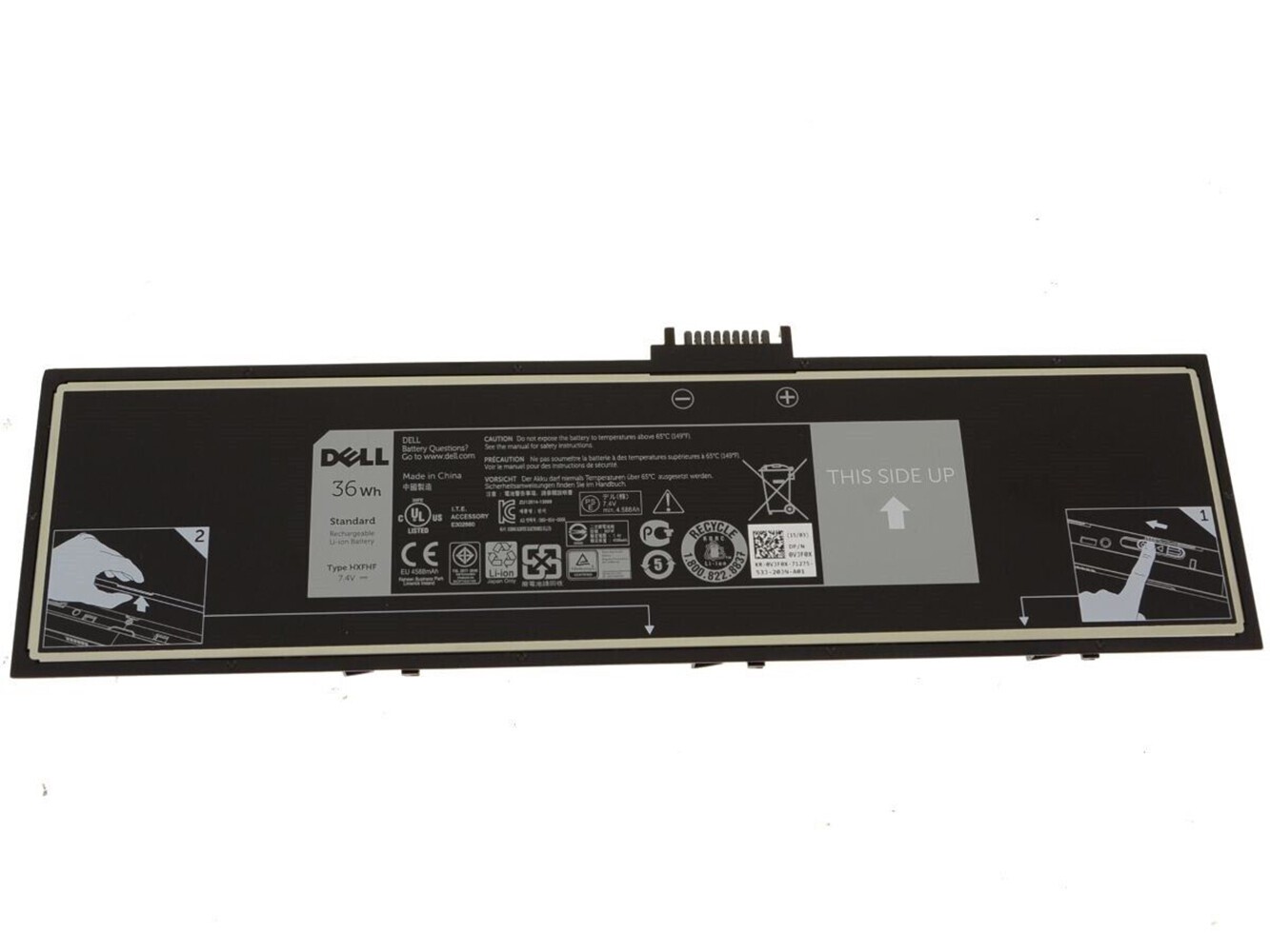 Dell Venue 11 Pro 7130 VT26R Laptop Battery 36Wh 7.4V 4 Cell HXFHF