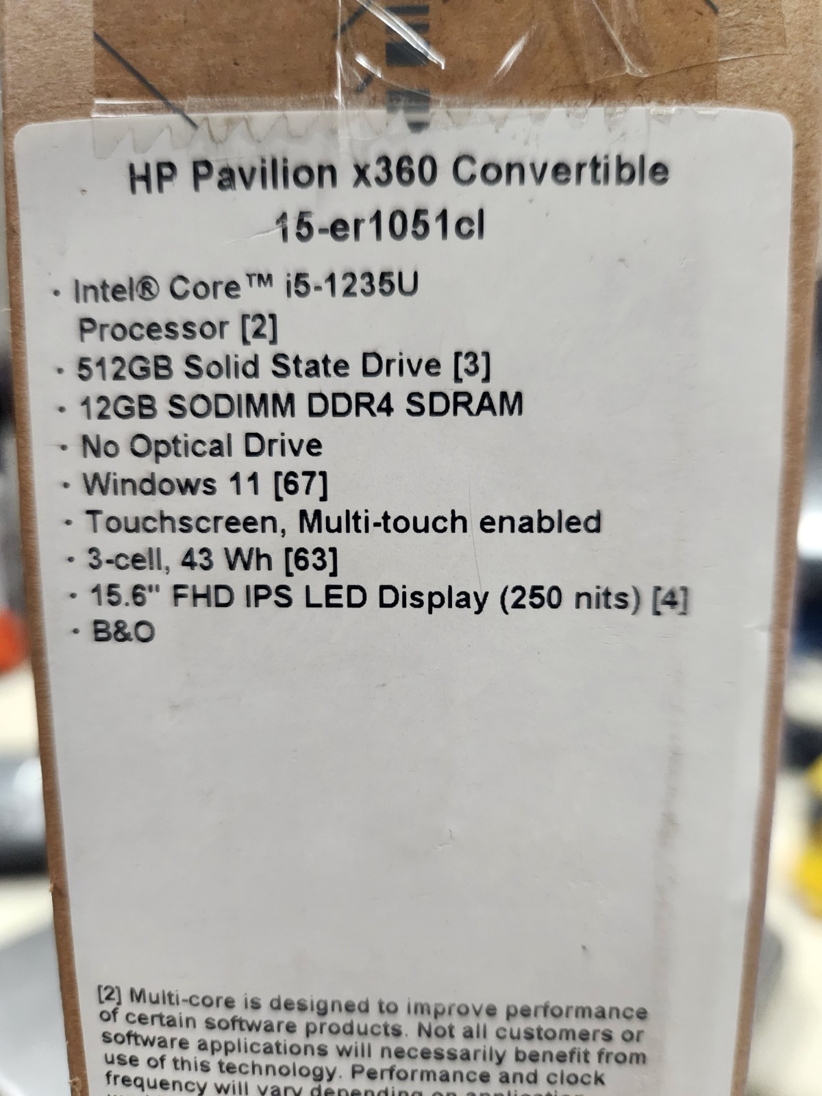 HP Pavillion x360 Convertible Touchscreen Laptop