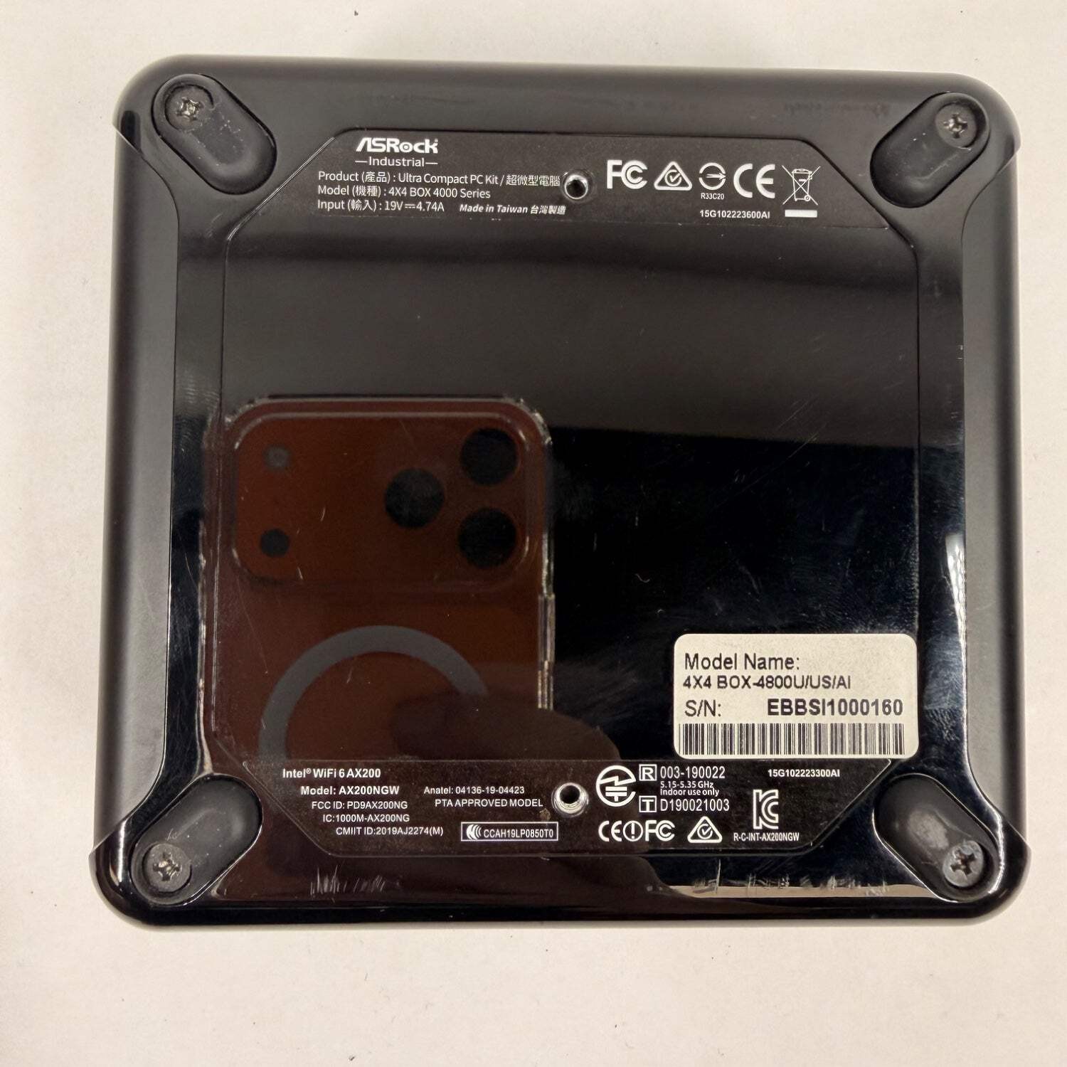ASROCK 4X4BOX-4800u Ryzen 7 4800U 16GB RAM 500GB SSD AMD RADEON GRAPHICS