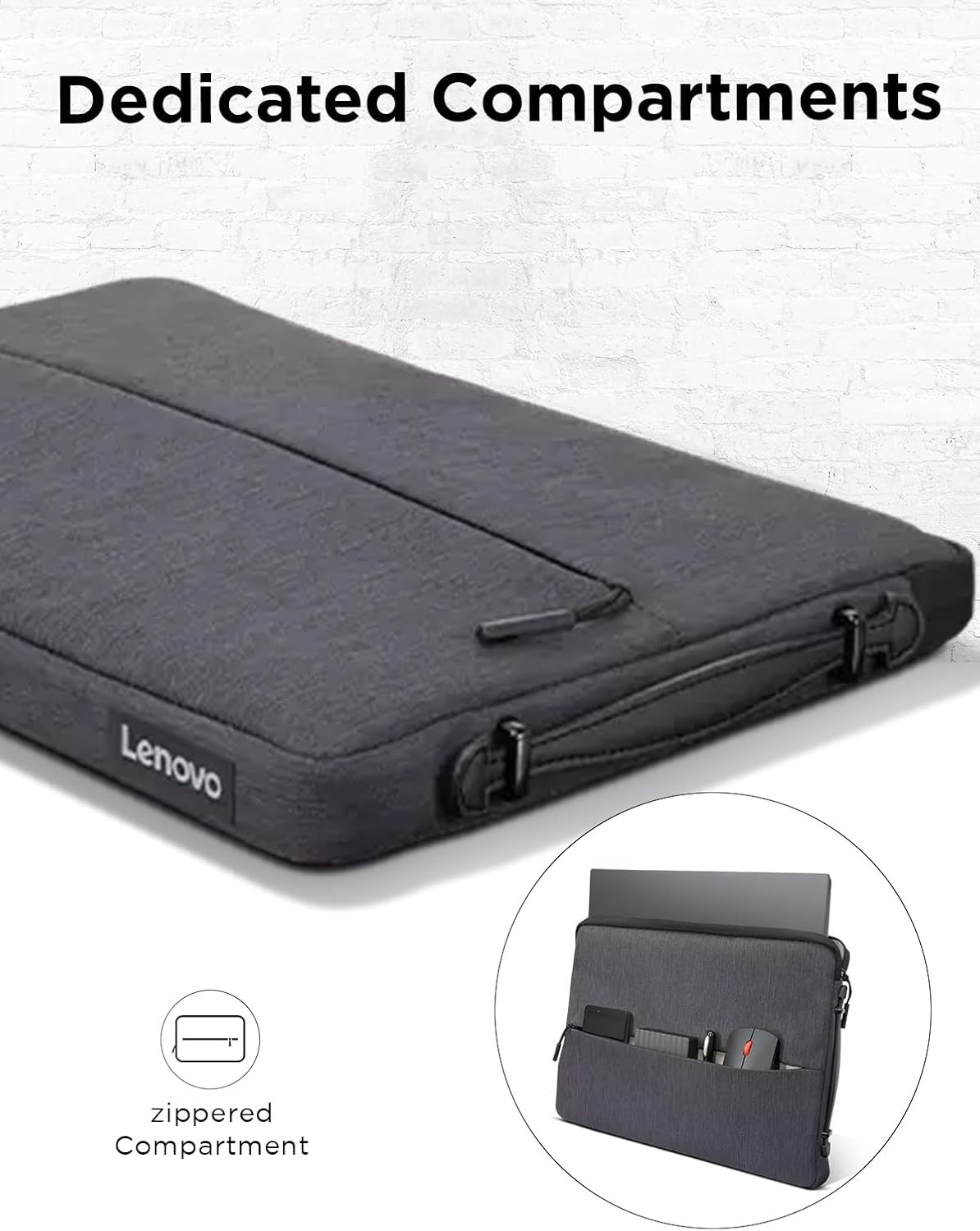 Sleeve for 15.6 Inch Laptop/Notebook/Tablet Water Resistant – Charcoal Grey