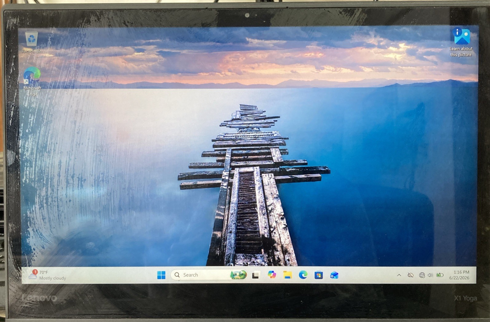 Lenovo ThinkPad X1 Yoga i7-7600U 2.80GHz 16GB 256 GB Win 11 pro no pen
