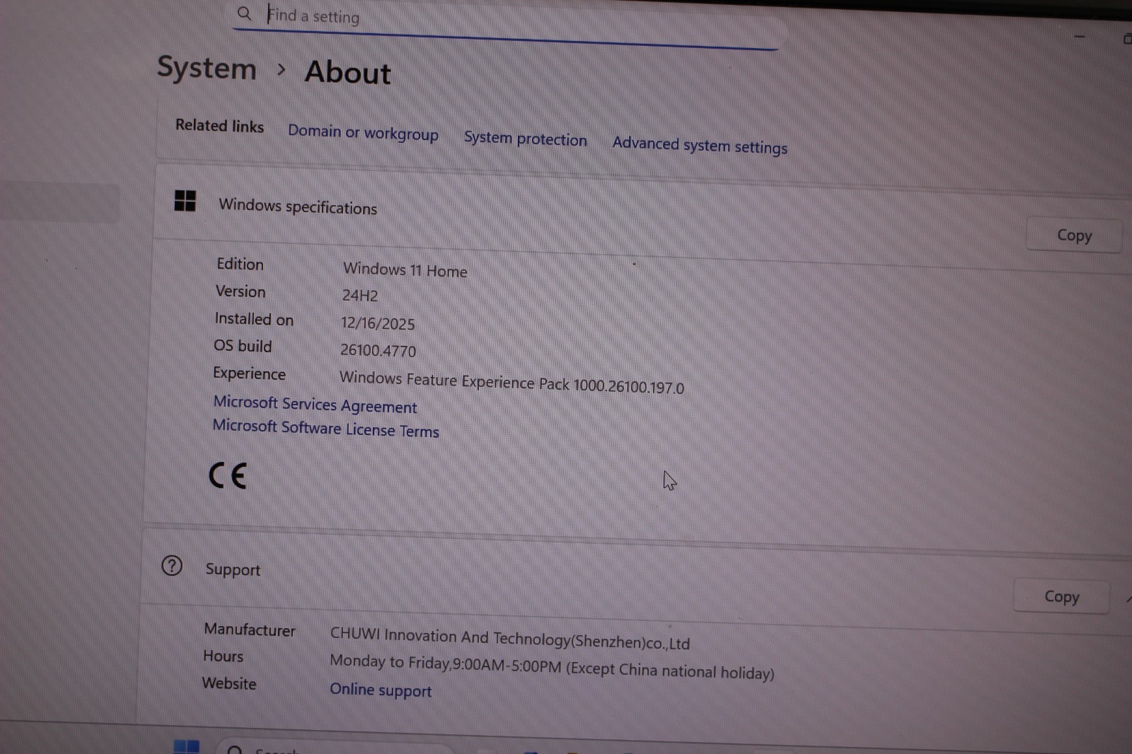 CHUWI HeroBook Pro 14.1″ FHD Celeron N4020 1.1GHz Intel 600 8GB RAM (AS IS) READ