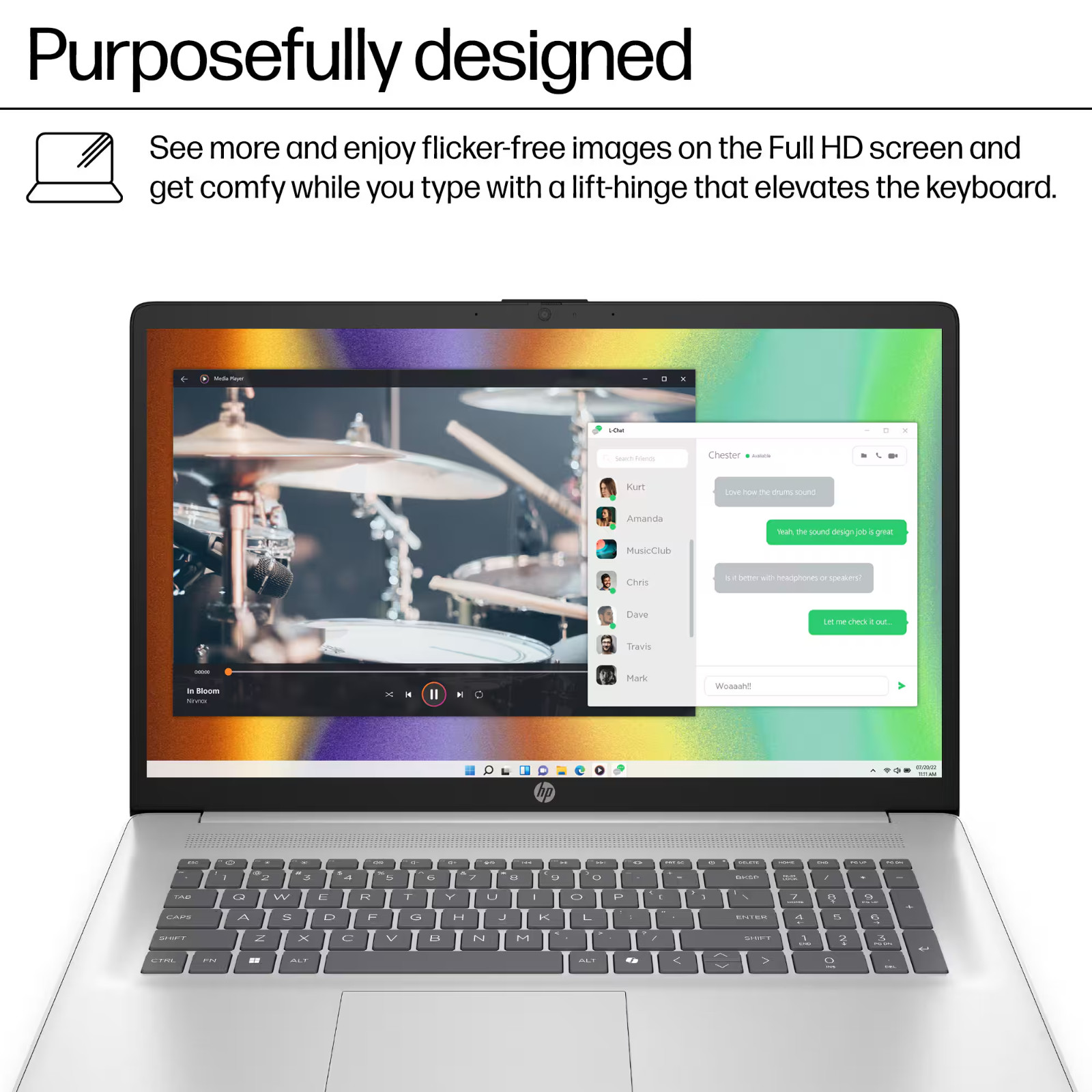 HP 17.3″ FHD Laptop Computer Ryzen 5 Upto 4.3GHz, 12GB RAM 256GB SSD, Win 1 1Pro
