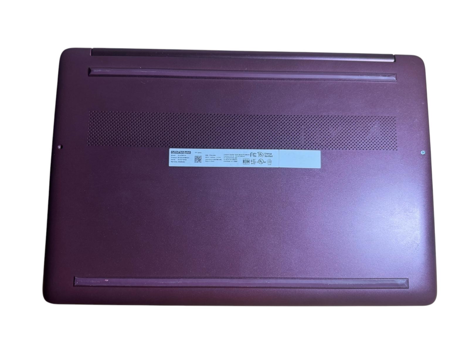 HP Laptop 15-ef2007ds AMD Ryzen 3 5300U 8GB RAM NO SSD NO AC Adapter
