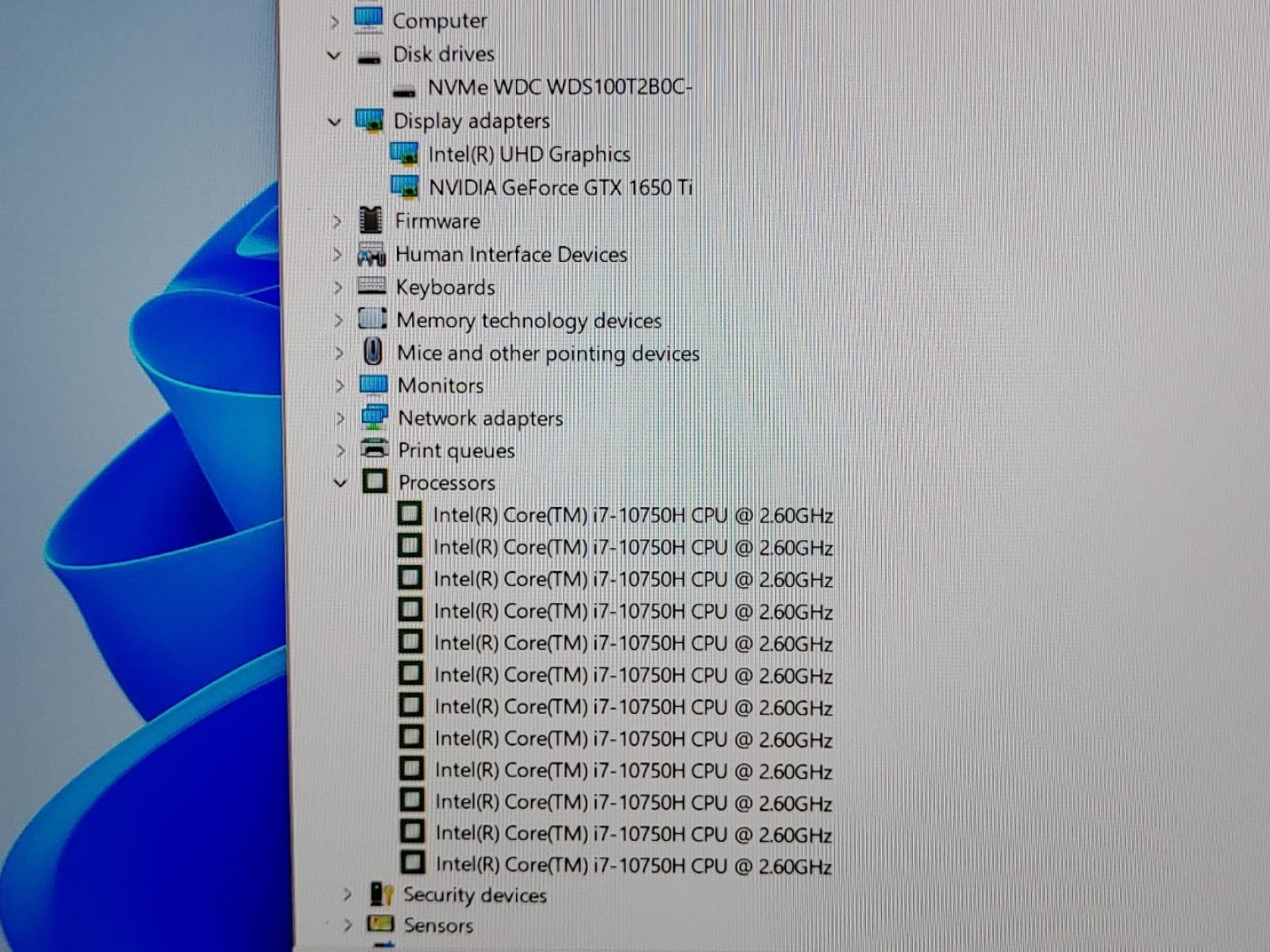 Dell XPS 15 9500 15.6″ FHD+ Intel i7-10750H 32GB 1TB GTX 1650 Ti Win11 *NO A/C*