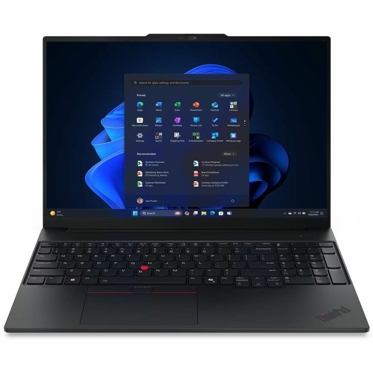 Lenovo 21SR0033US ThinkPad E16 Gen 3 16″ Notebook – WUXGA – Intel Core Ultra 7
