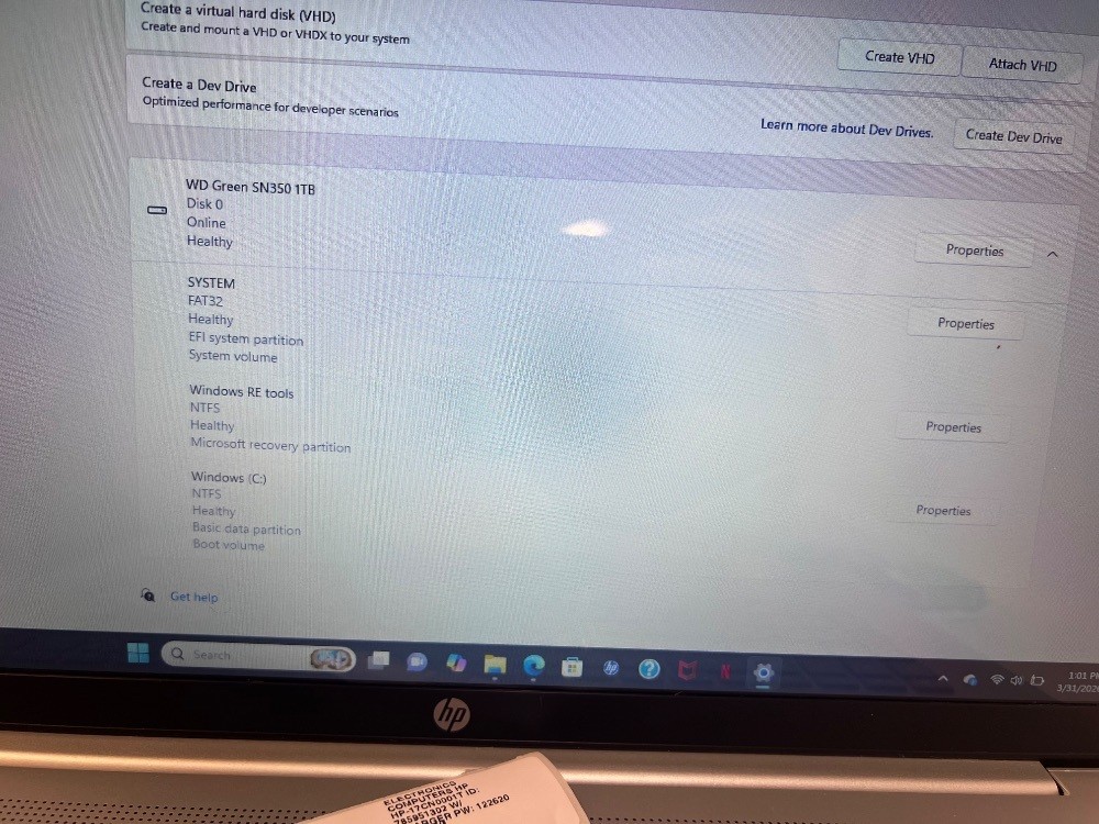 Hp Laptop 17-CN0001T 17.3″ 1TB SSD, 32GB RAM, INTEL PENTIUM N6000