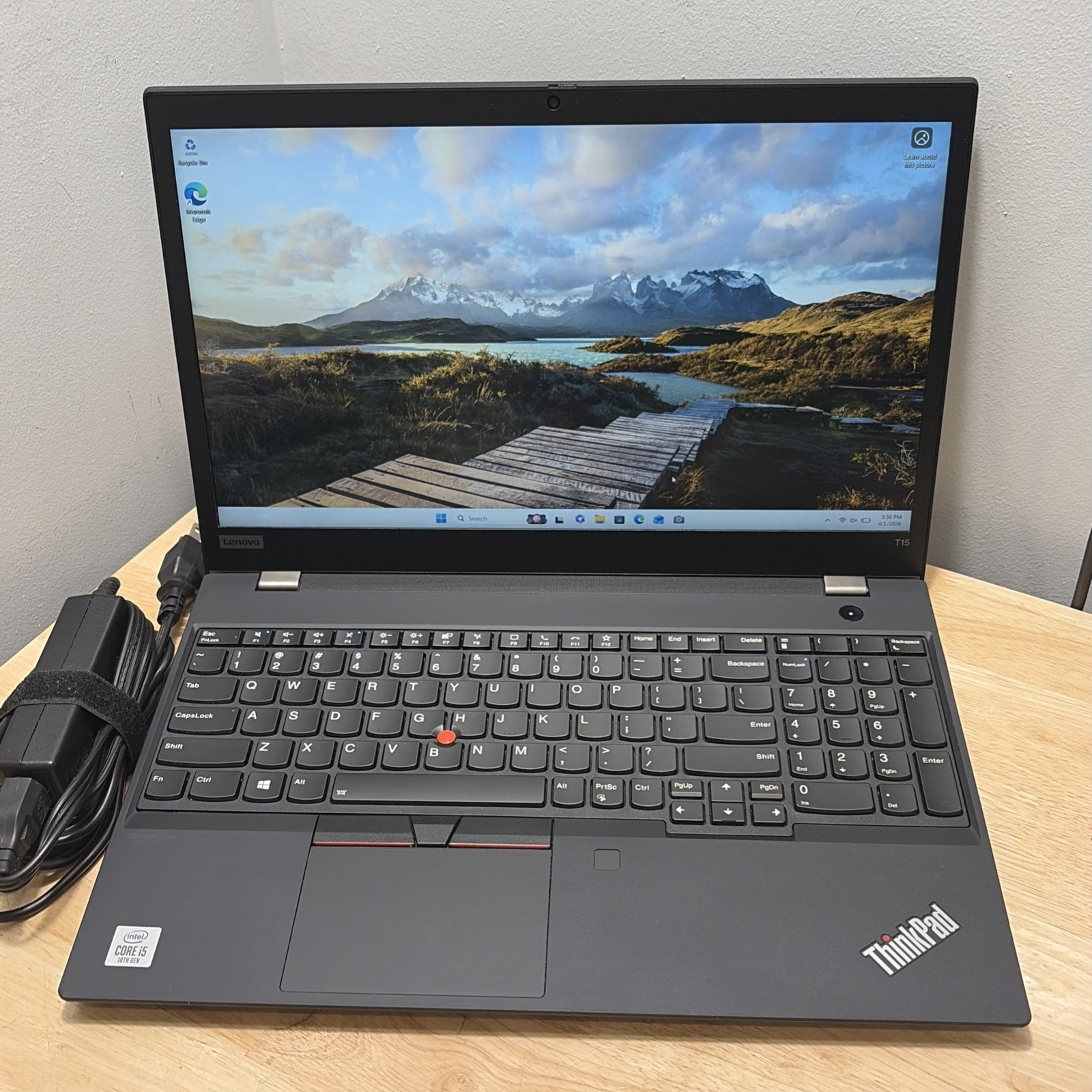 Lenovo ThinkPad E15 Gen 1 Laptop Intel Core i5 10210U 1.6GHz 16GB 256GD SSD W11P