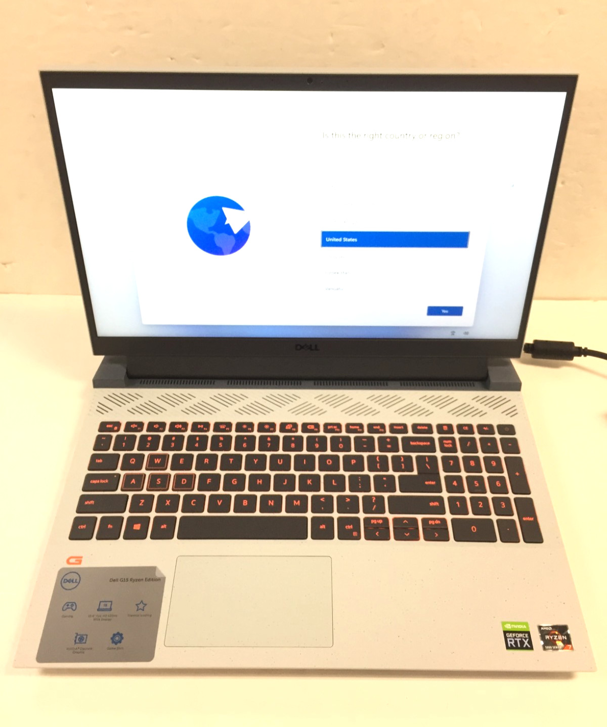 Dell G15 5515 15.6 FHD Gaming Laptop/Ryzen 7 5800H/8GB/512GB SSD/RTX 3050Ti/W11H