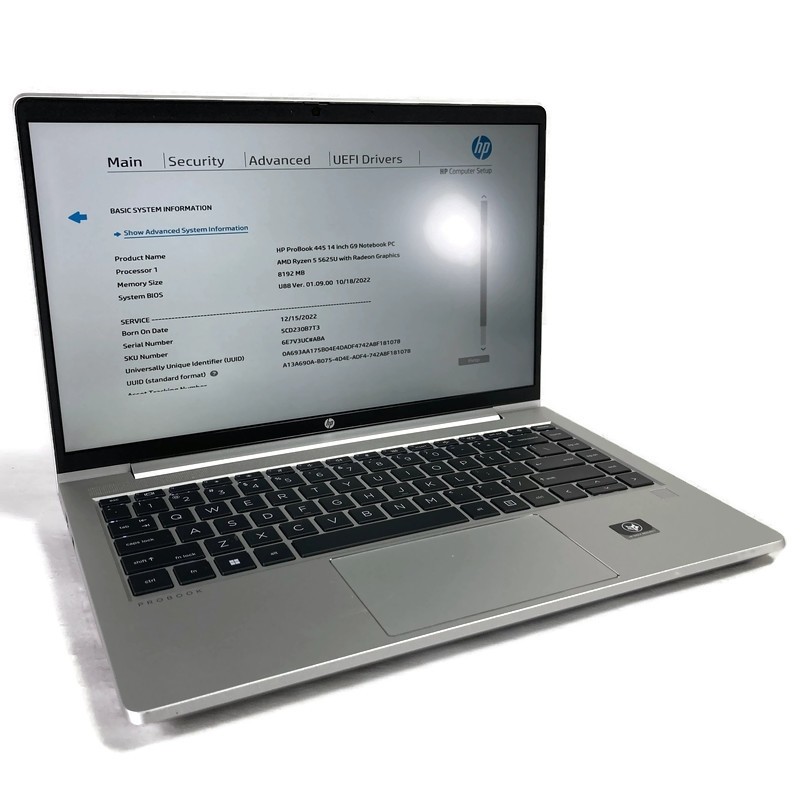 HP ProBook 445 G9 14″ Laptop Ryzen 5 5625U 2.3GHz – 8GB Ram – No Drive