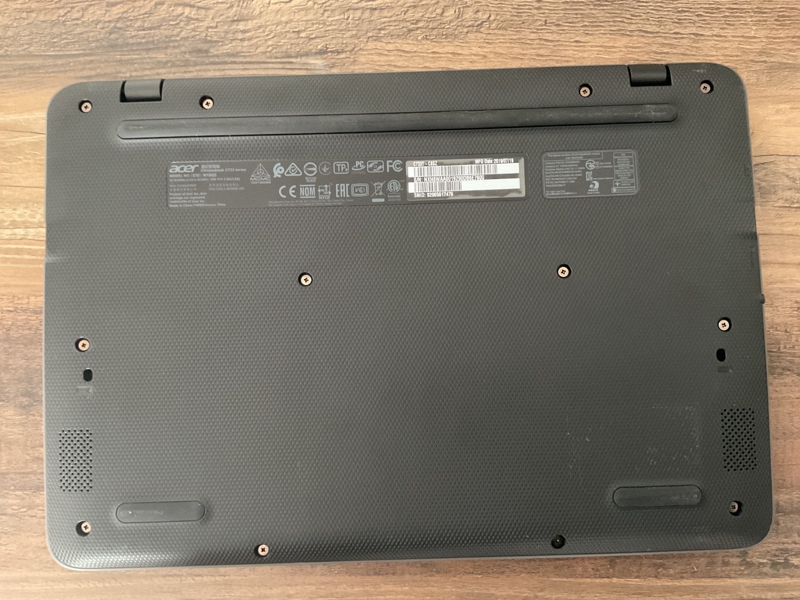 Acer C733T-C8SZ 11.6″ Chromebook 311, Celeron N4000, 4GB RAM, 32GB – Excellent