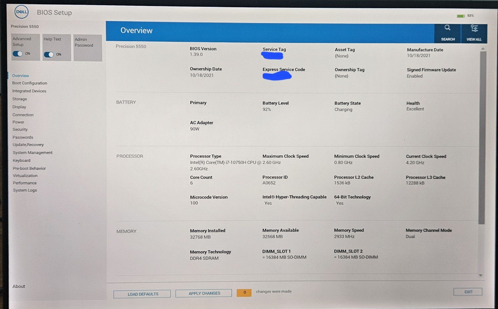 Dell Precision 5550 – i7-10750H | 32GB RAM | NVIDIA Quadro T2000 | 15.6″ UHD+ 4K