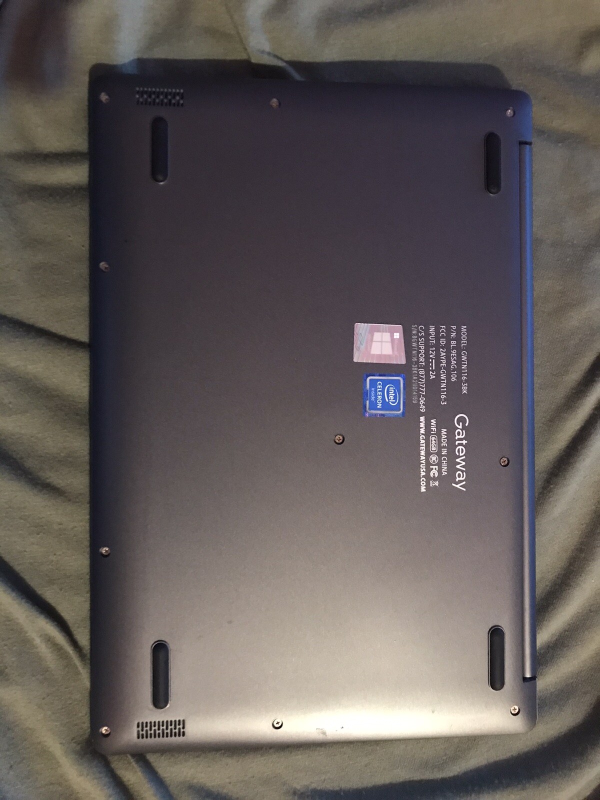 Gateway GWTN1163BK 11.6″ (64GB SSD, 64GB) Work At Home Compatible Laptop -..
