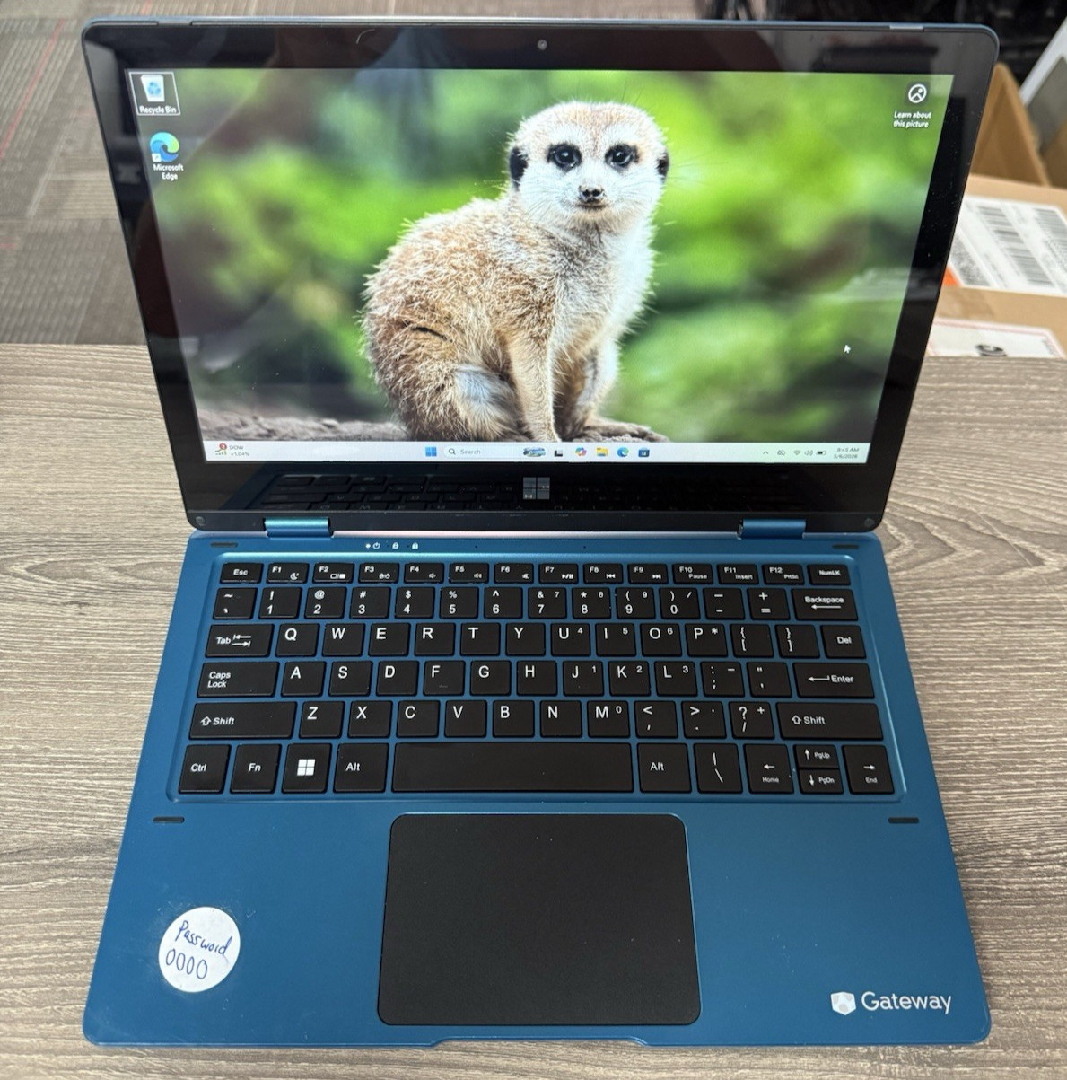 Gateway GWTC116-2BL Intel Celeron n4020 1.1 GHz 4GB RAM 64 GB Touch Screen