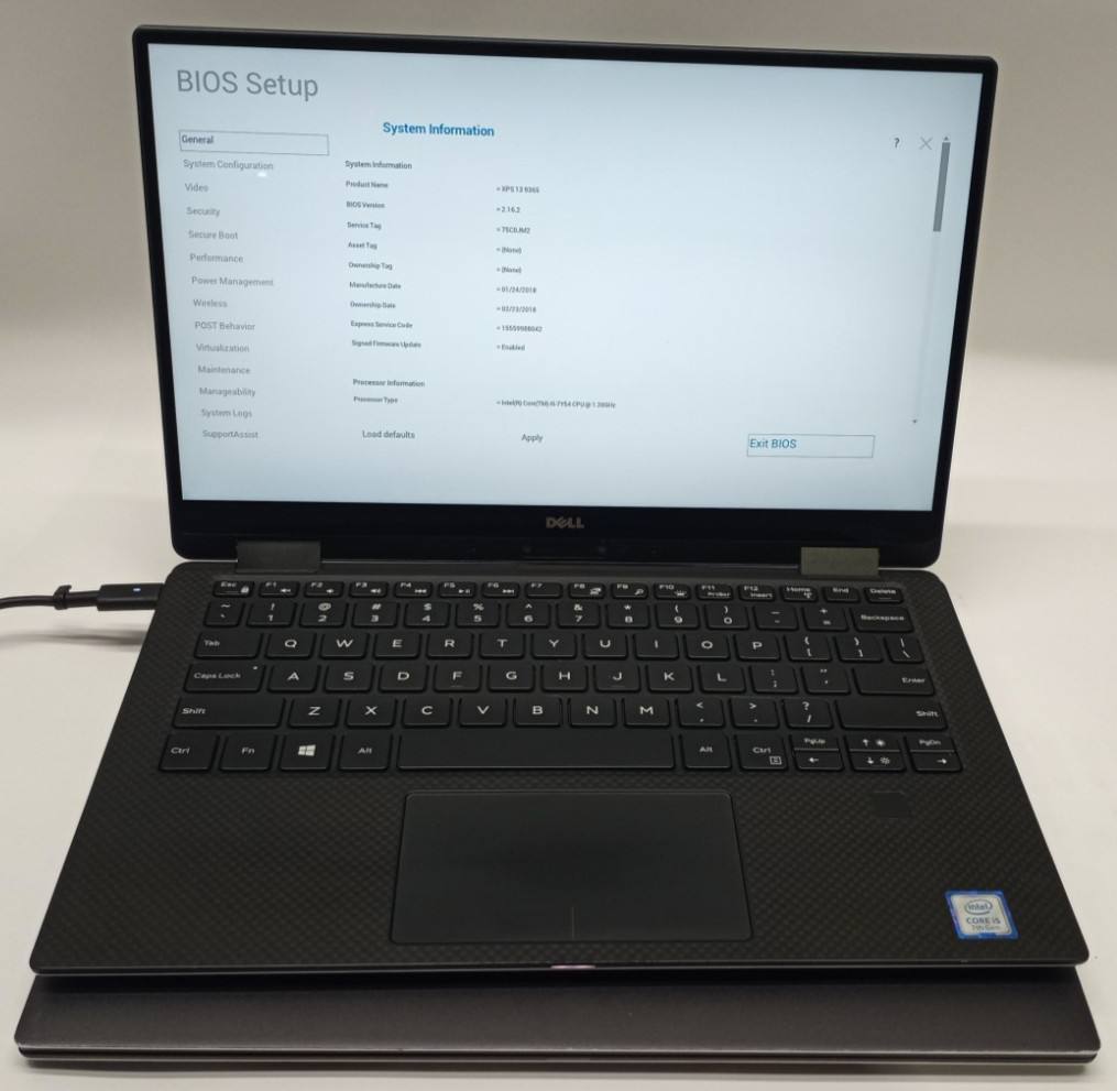 Lot of 2 Dell XPS 13 9365 TOUCH i5-7Y54@1.40GHz 8GB RAM No HDD No OS MC322!