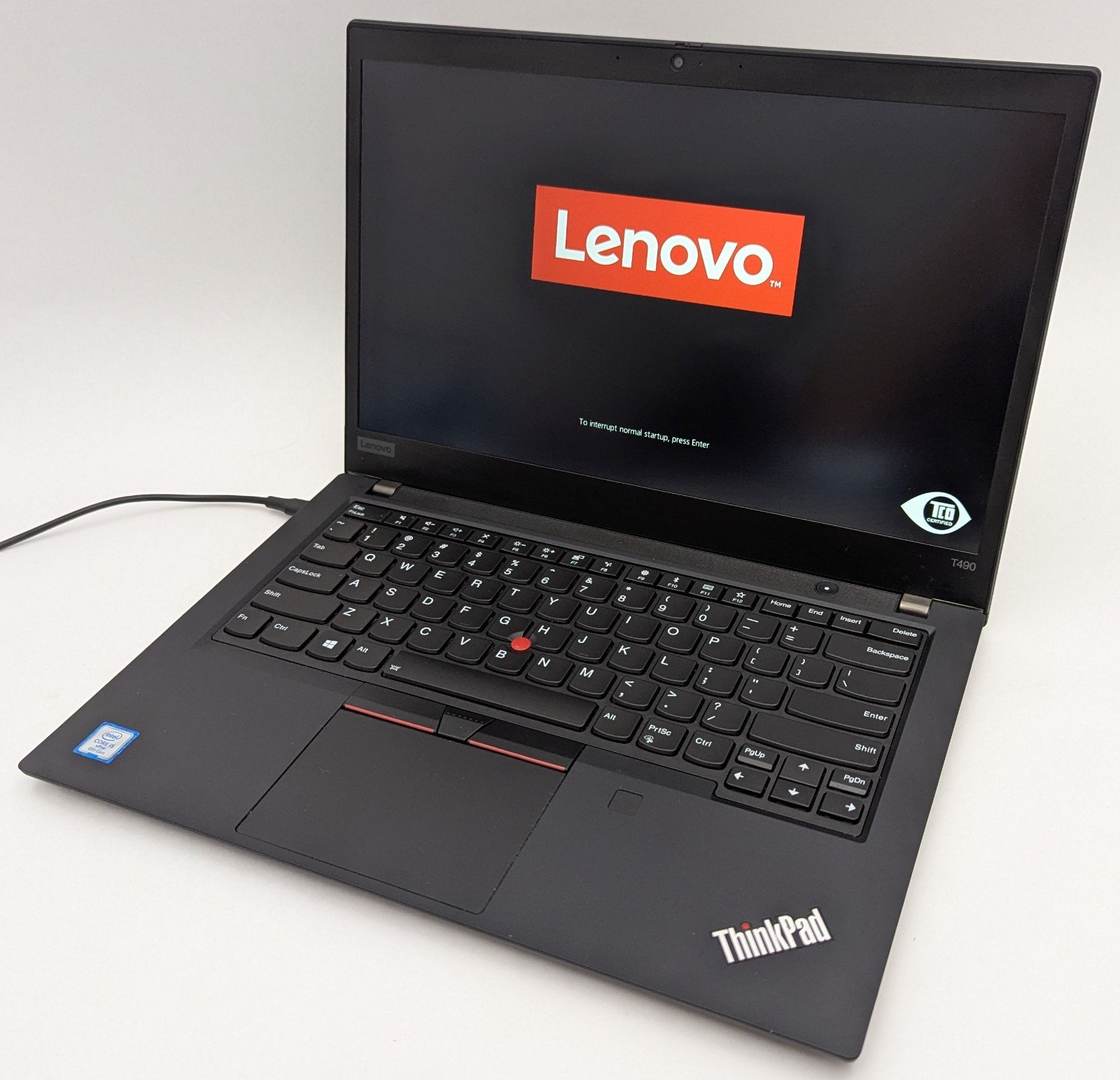 Lenovo ThinkPad T490 14″ Laptop i5-8365U 1.60GHz 8GB RAM 256GB NVMe Windows 11