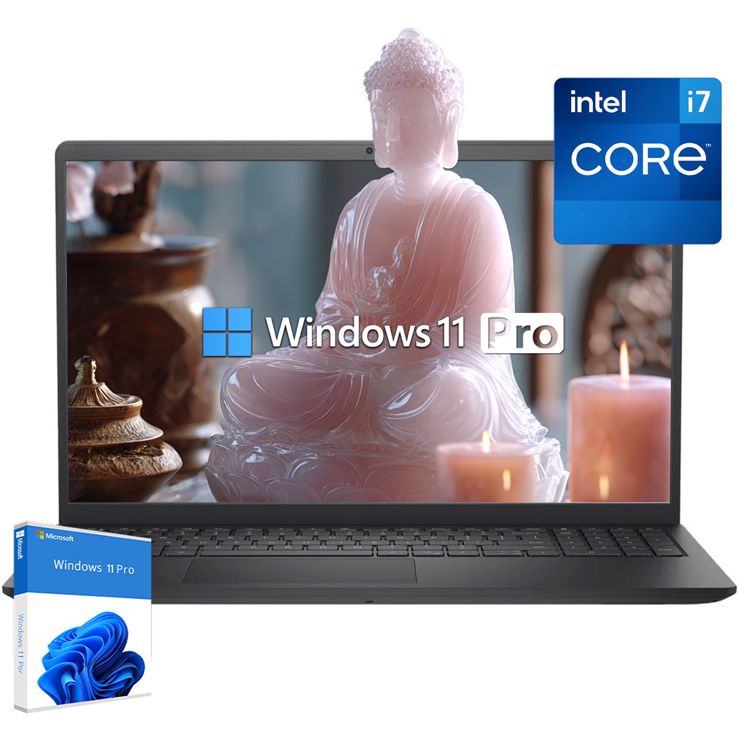 Dell 15.6″ FHD Laptop, Intel Core i7-1355U, 16GB 1TB Win11Pro Touch Backlit