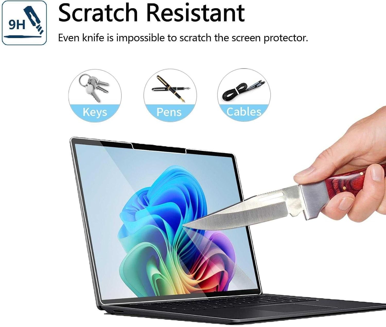Tempered Glass ArmorShield Screen Protector for Surface Laptop 13″ (2025), 2 Pac