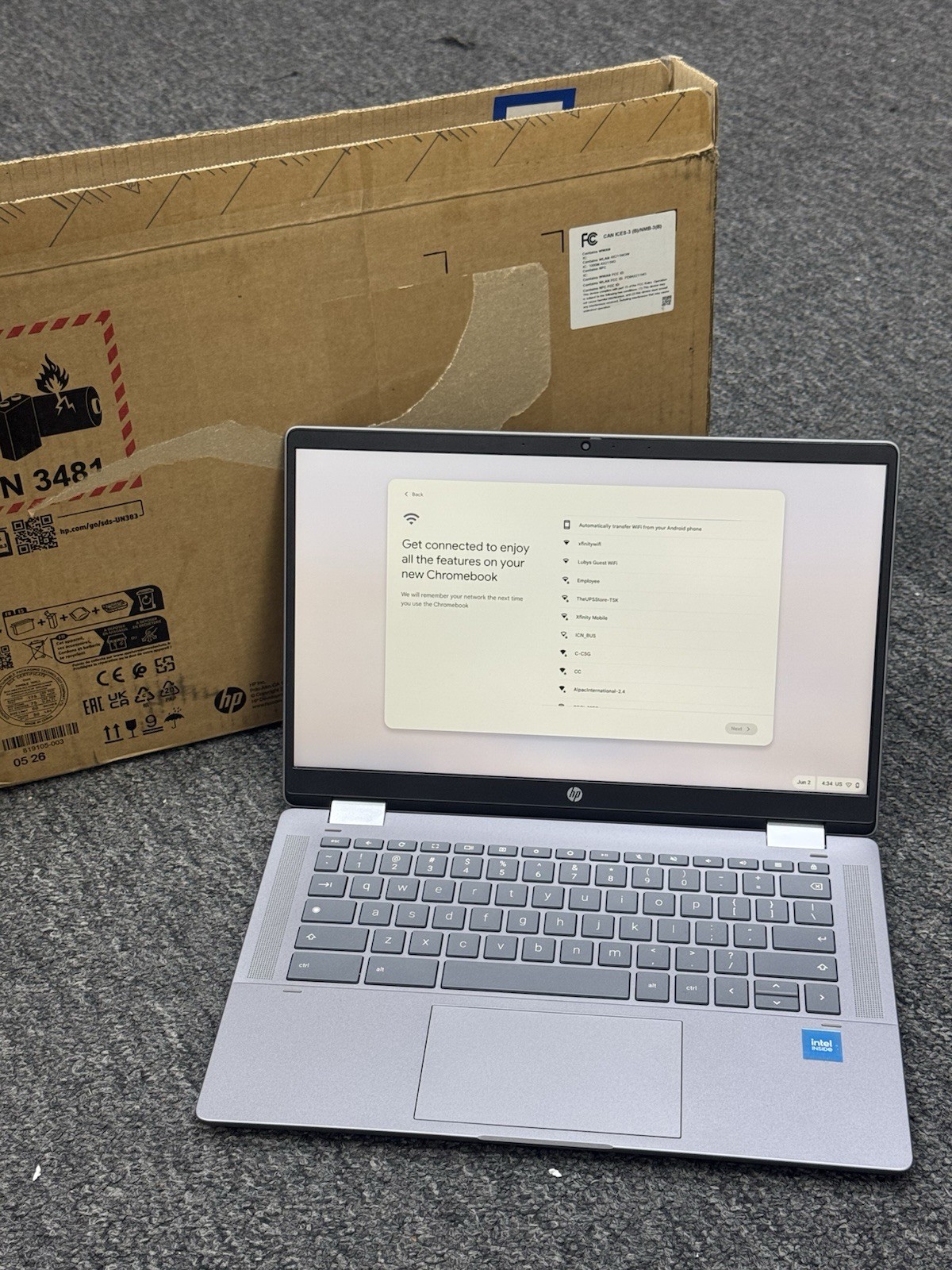 HP CHROMEBOOK PLUS 14BT-CD000 14″ TOUCHSCREEN 2 IN 1 INTEL I3-N305 3.8GHZ 8GB