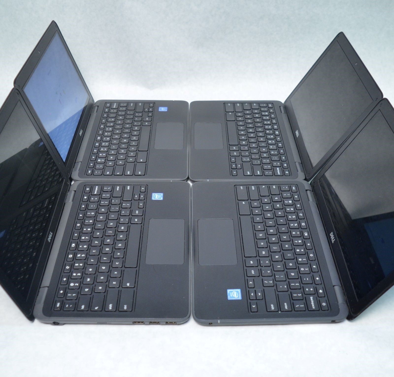 Lot of 10 Dell Chromebook 11 3180 11.6″ Celeron N3060 2.48GHz 4GB-RAM 16GB-SSD