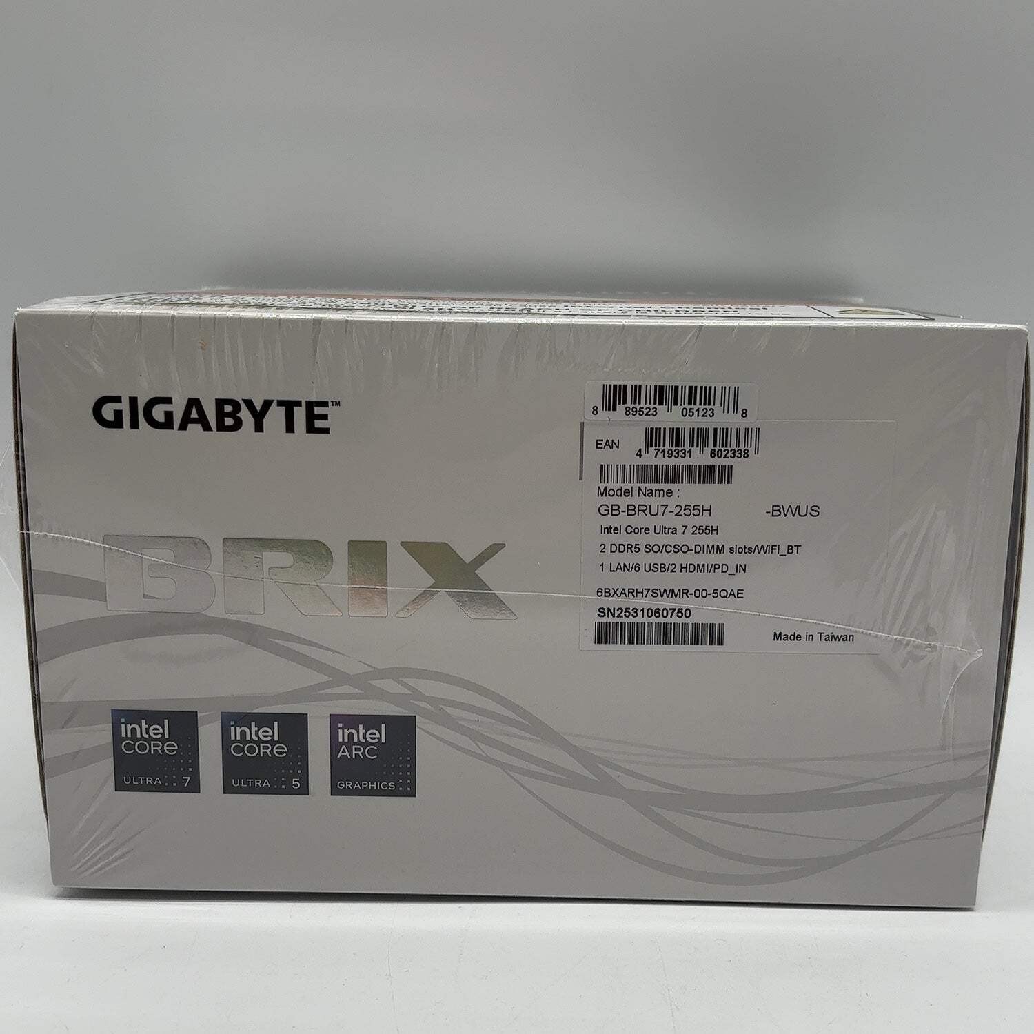 New Gigabyte GB-BRU7-255H Core Ultra 7 255H 2.0GHz