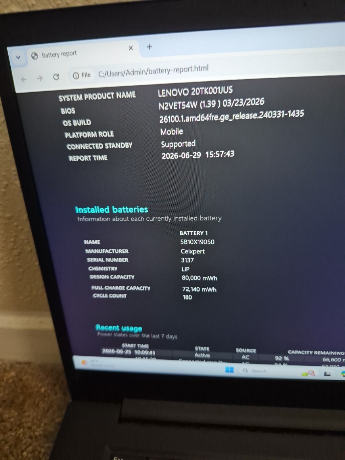 Lenovo ThinkPad X1 Extreme Gen 3 15.6 FHD i9-10885H 32GB Ram 1TB SSD GTX 1650 Ti