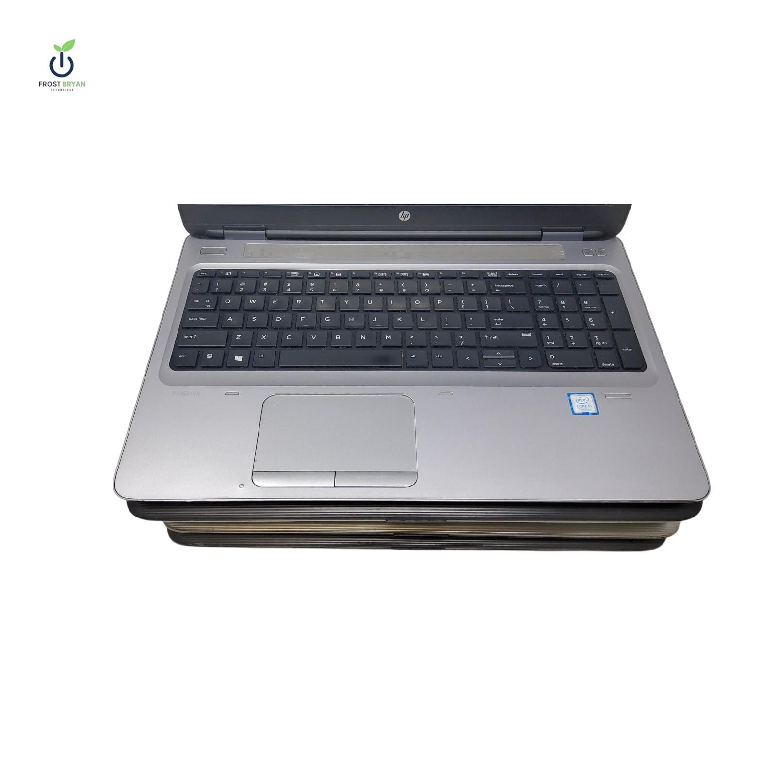Lot of 5 HP PROBOOK 650 G3/G5, 250 G5, 15-AY068NR, 8GB 256/512GB No OS Grade C/D